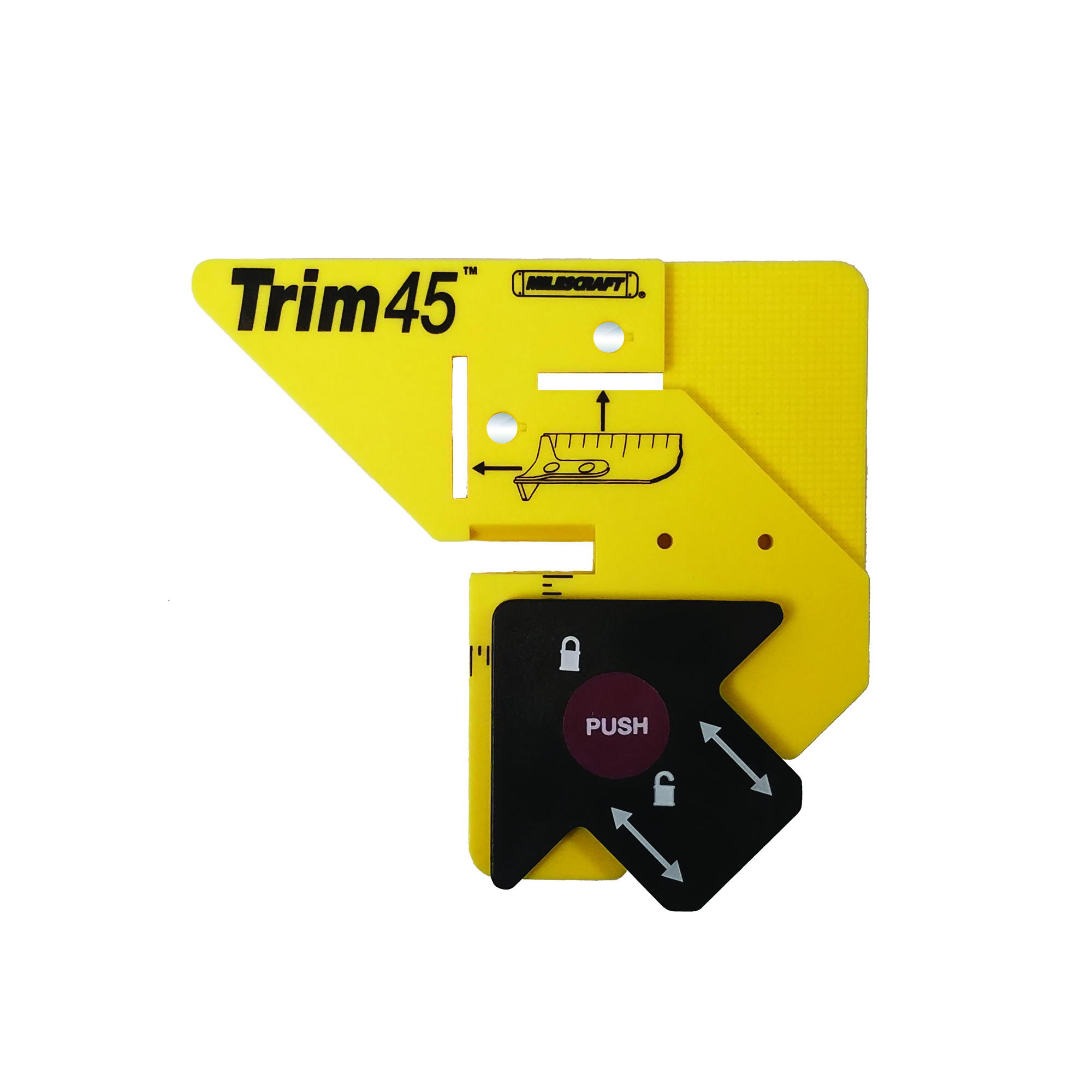 product: Milescraft Trim45 Trim Carpentry Aid shown