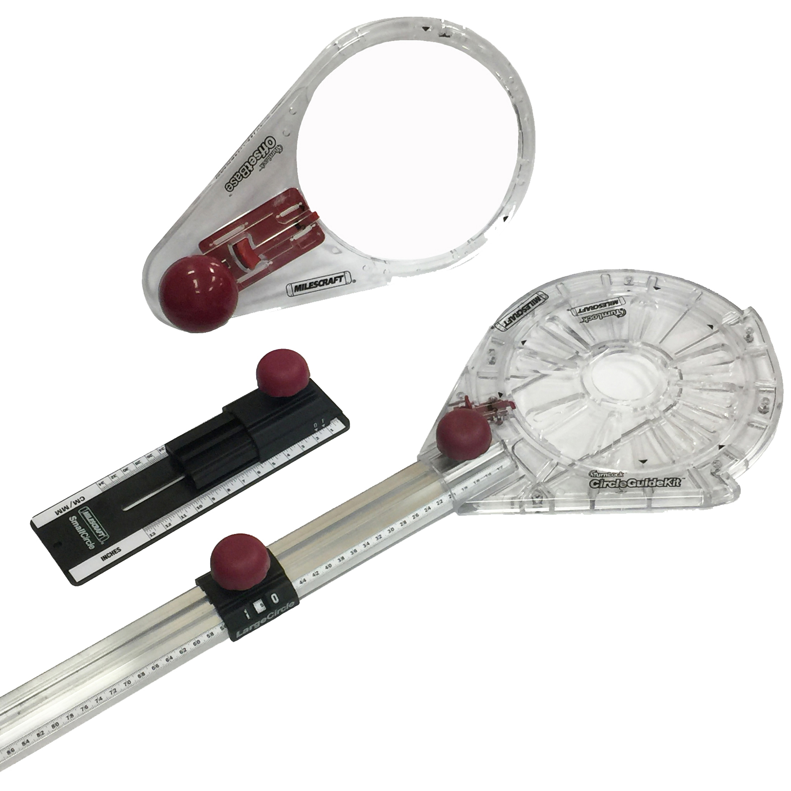 product: Milescraft CircleGuideKit for Routing Small and Large Circles shown