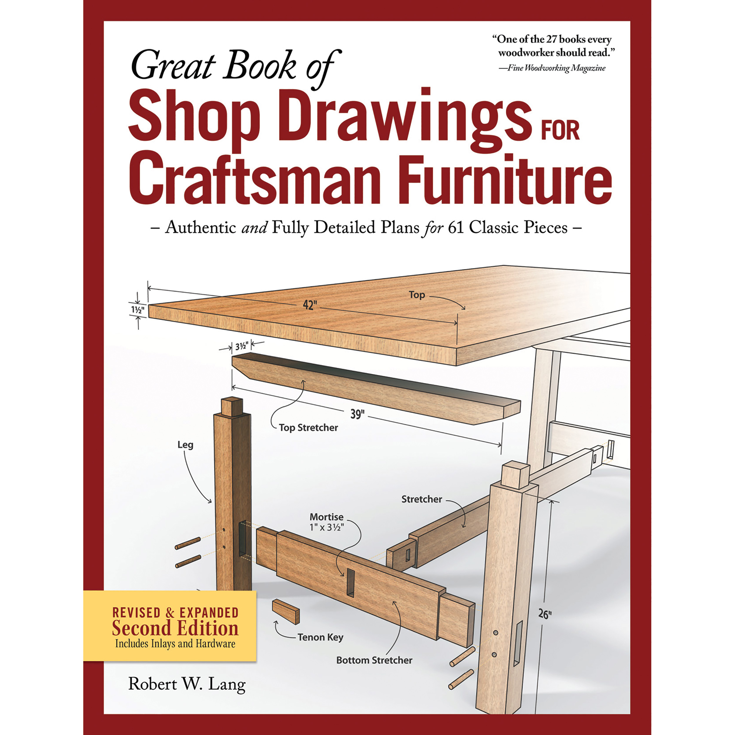 product: Fox Chapel Great Book of Shop Drawings for Craftsman Furniture, Rev & Exp 2nd Edition shown