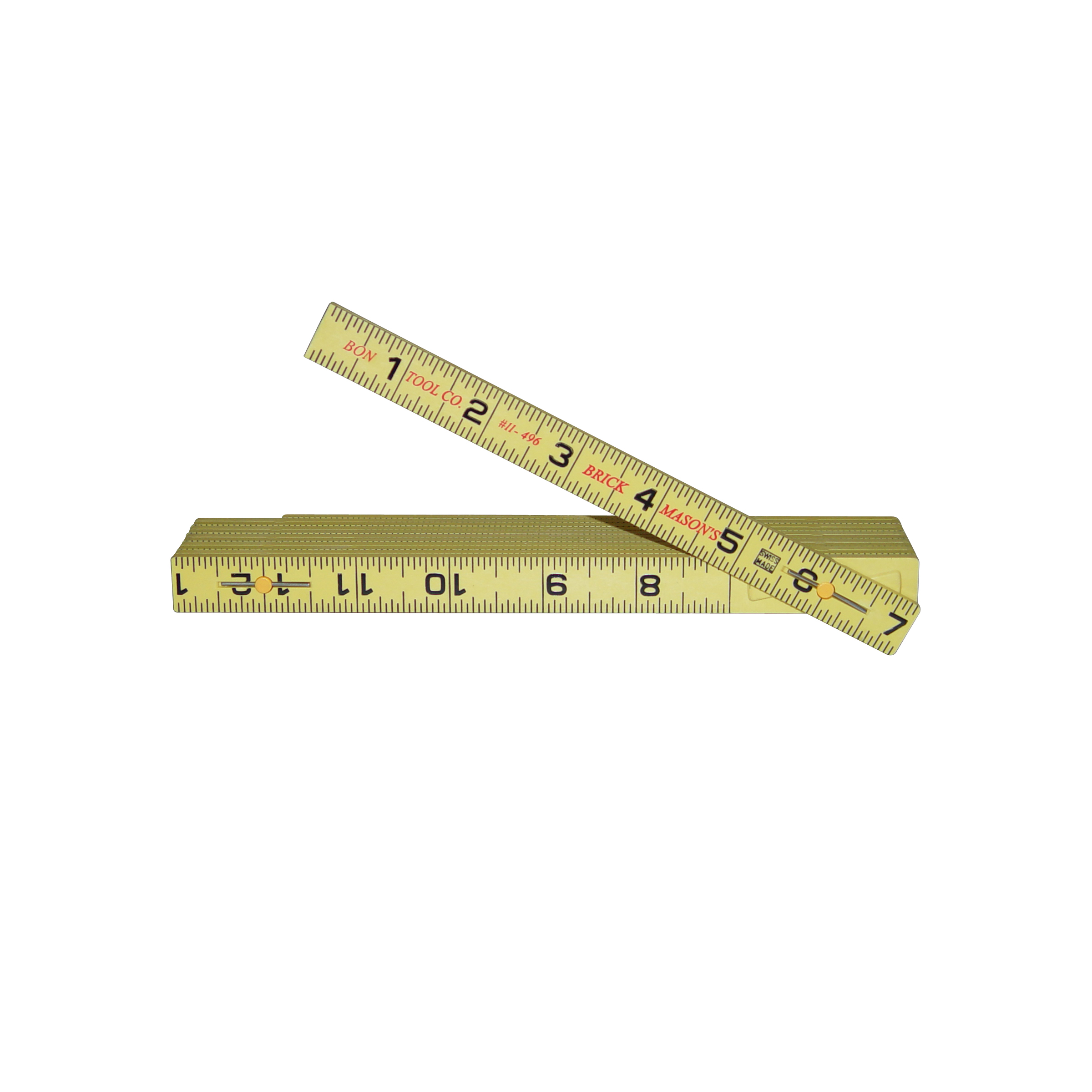 product: Bon Tool Fiberglass Brick Rule 6' shown