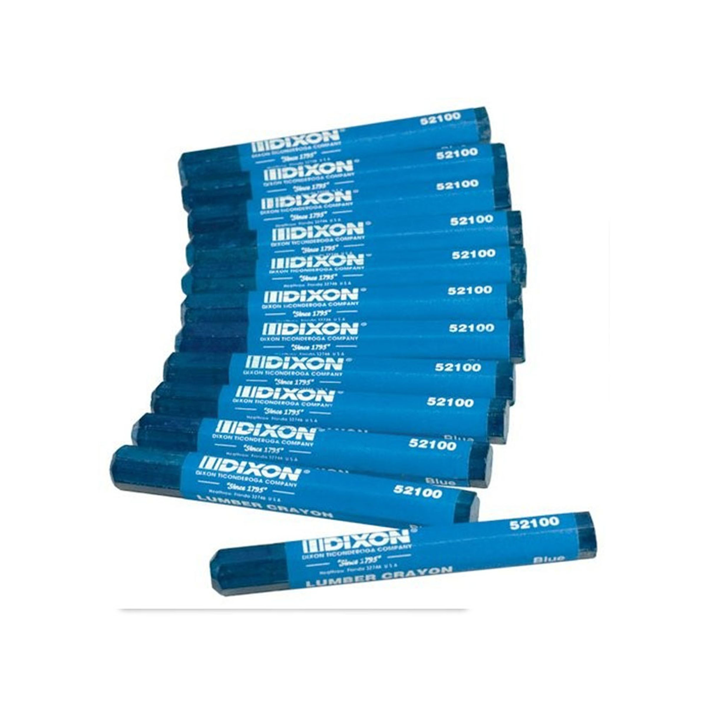 product: Bon Tool Dixon Lumber Crayon Blue Pack of 12 shown