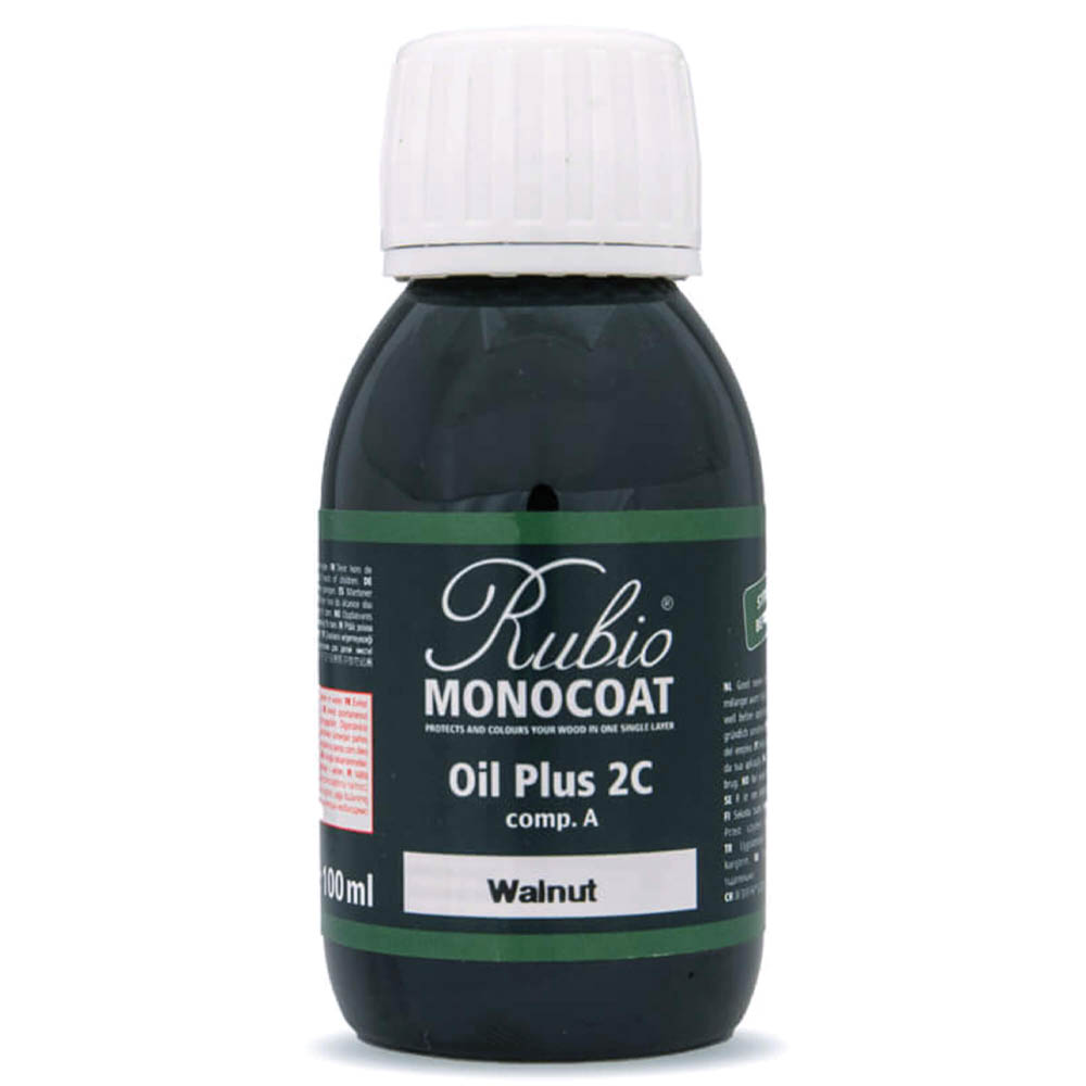 product: Rubio Monocoat Oil Plus Part A - Oil Only - Walnut - 100 ml shown