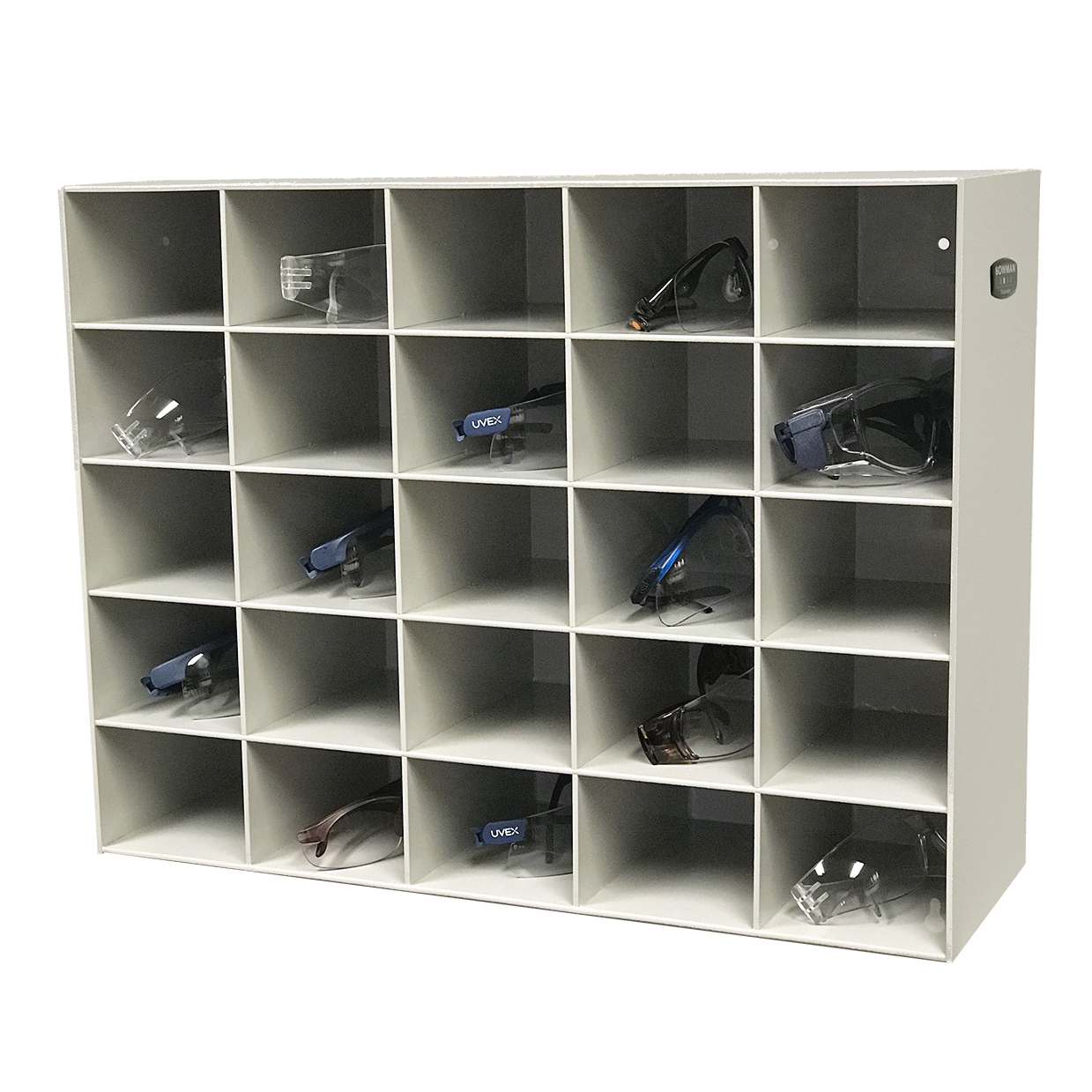 product: Bowman Dispensers Cubed Compartment Organizer shown
