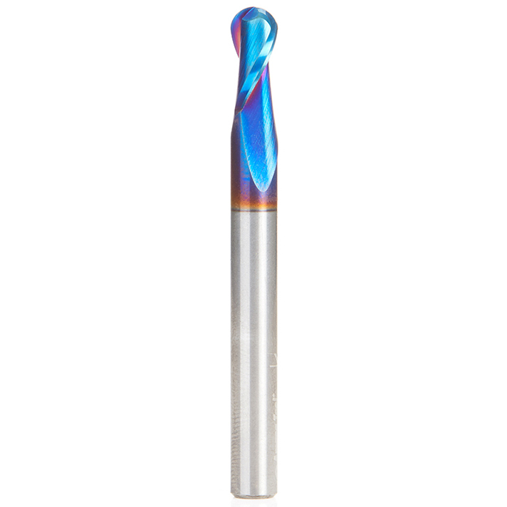 product: Amana Tool 46426-K Spiral Up-Cut Ball Nose Double flute Mirror Finish Router Bit 1/8