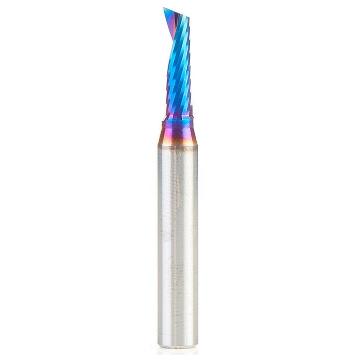 product: Amana Tool 51417-K Spiral O Single Flute Plastic Cutting Up-Cut Mirror Finish CNC Router Bit 3/16
