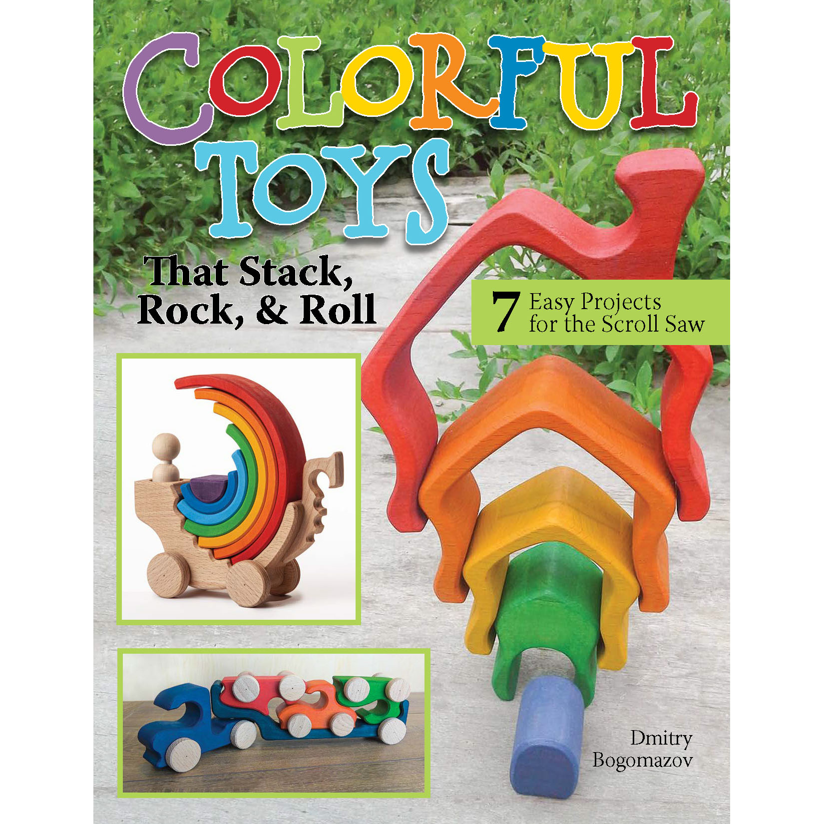 product: Fox Chapel Colorful Toys that Stack, Rock, and Roll shown