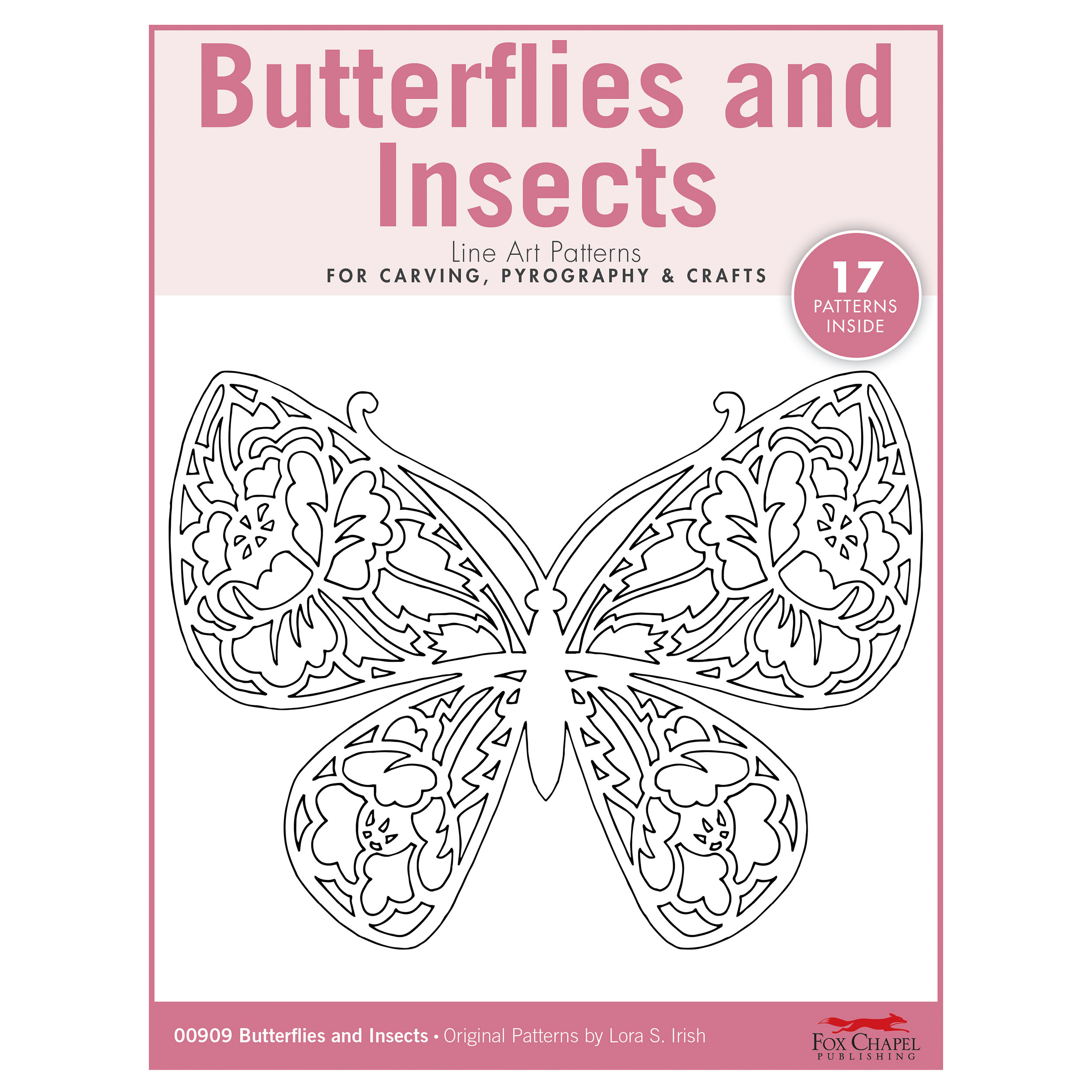 product: Fox Chapel Butterflies and Insects Pattern Pack shown