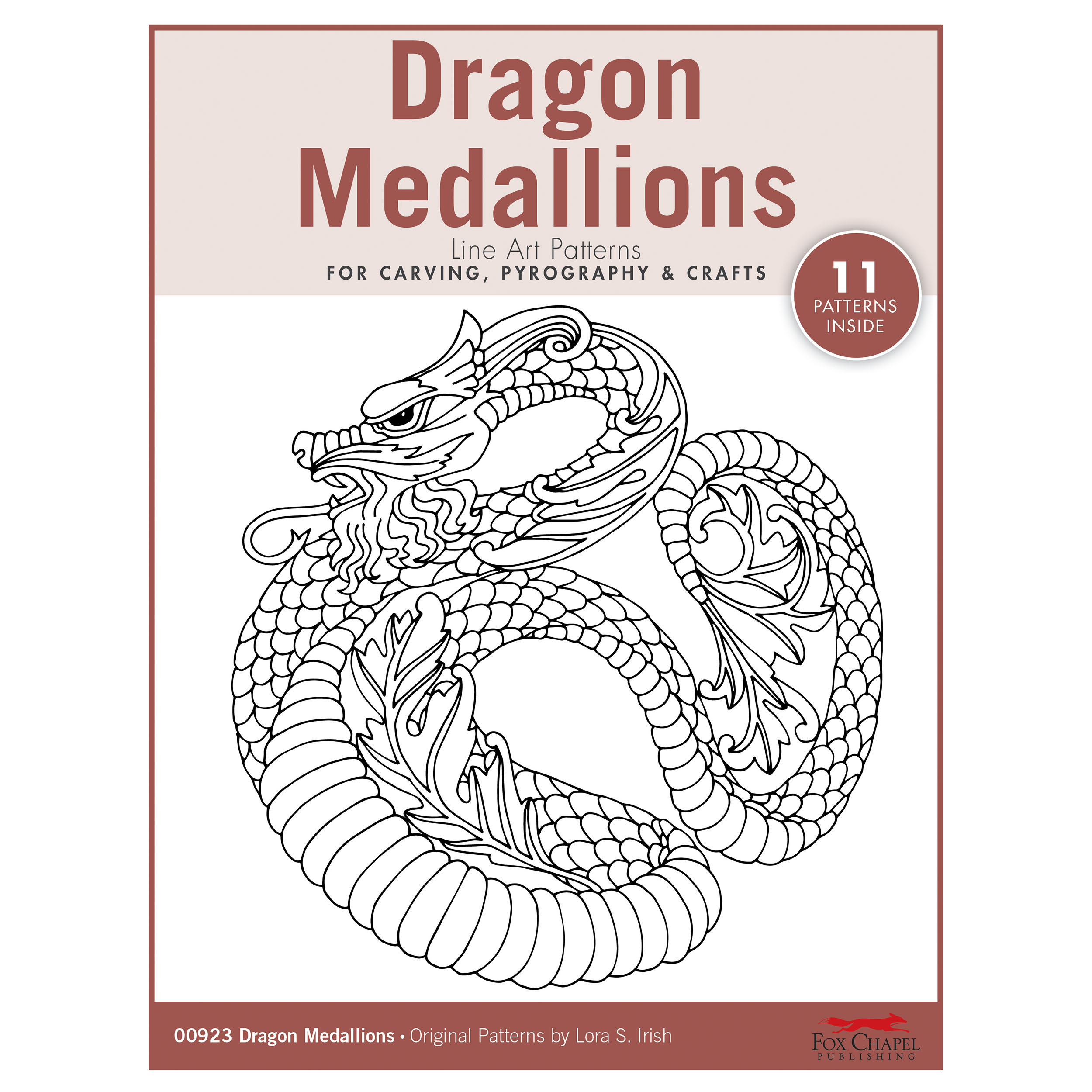 product: Fox Chapel Dragon Medallions Pattern Pack shown