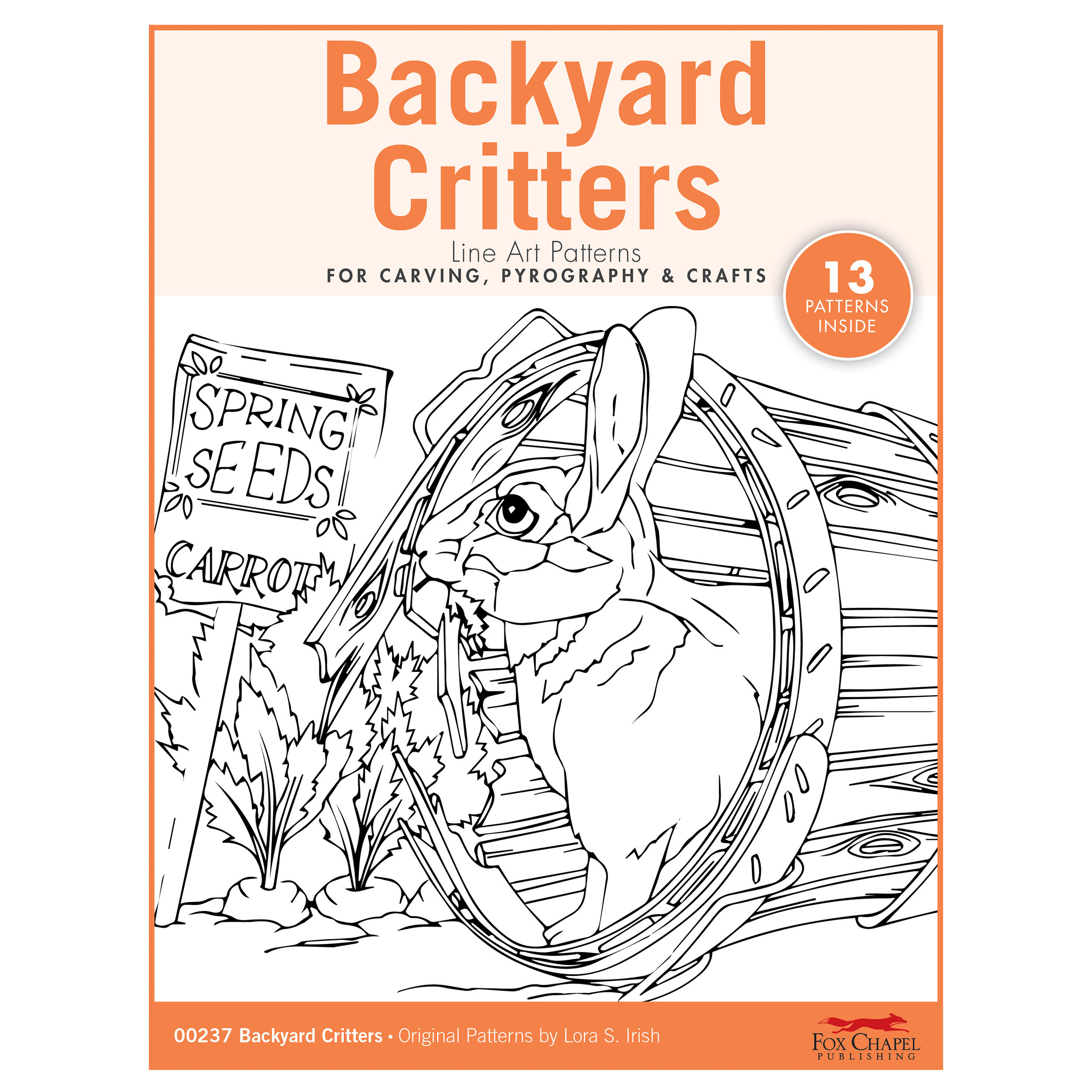 product: Fox Chapel Backyard Critters Pattern Pack shown
