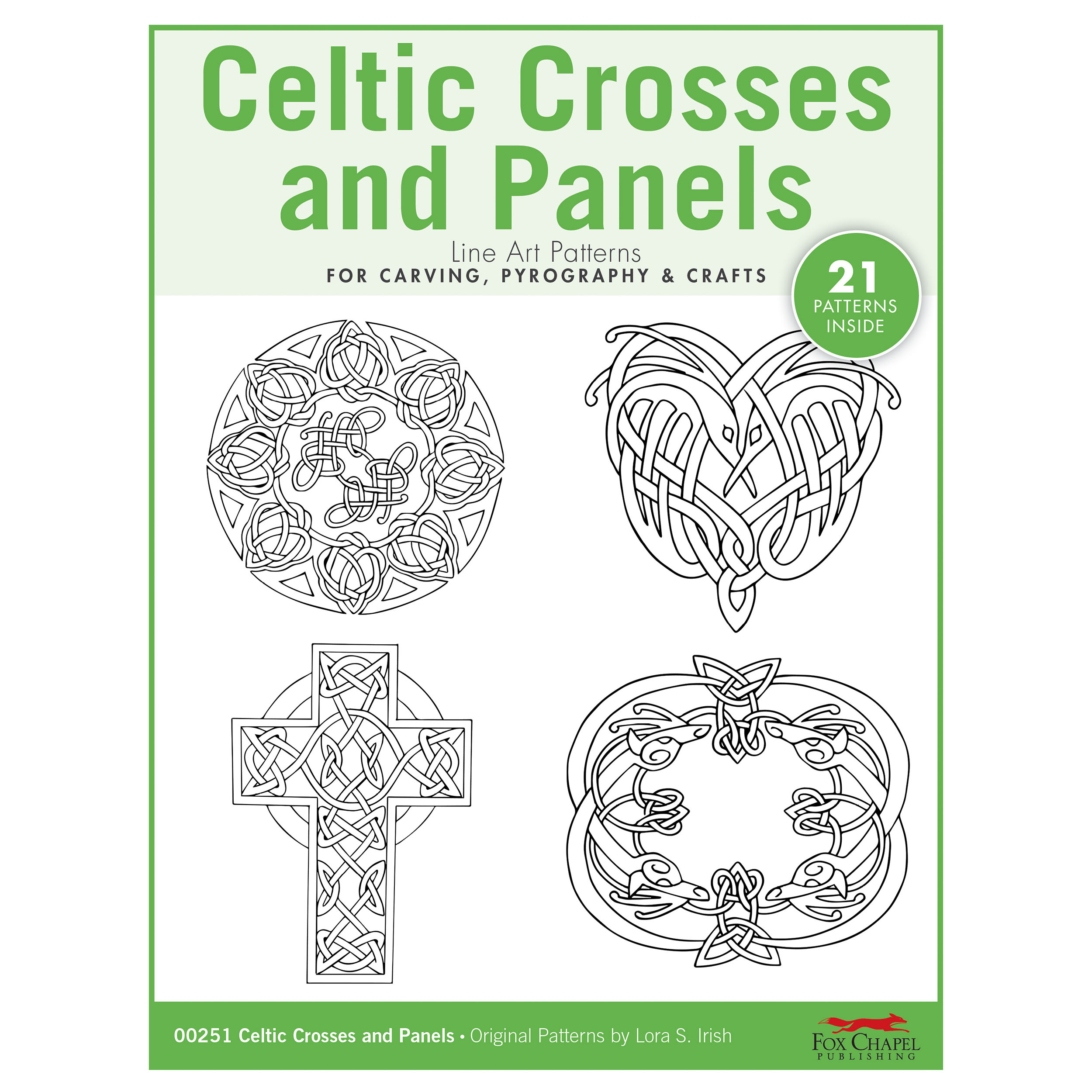 product: Fox Chapel Celtic Crosses and Panels Pattern Pack shown