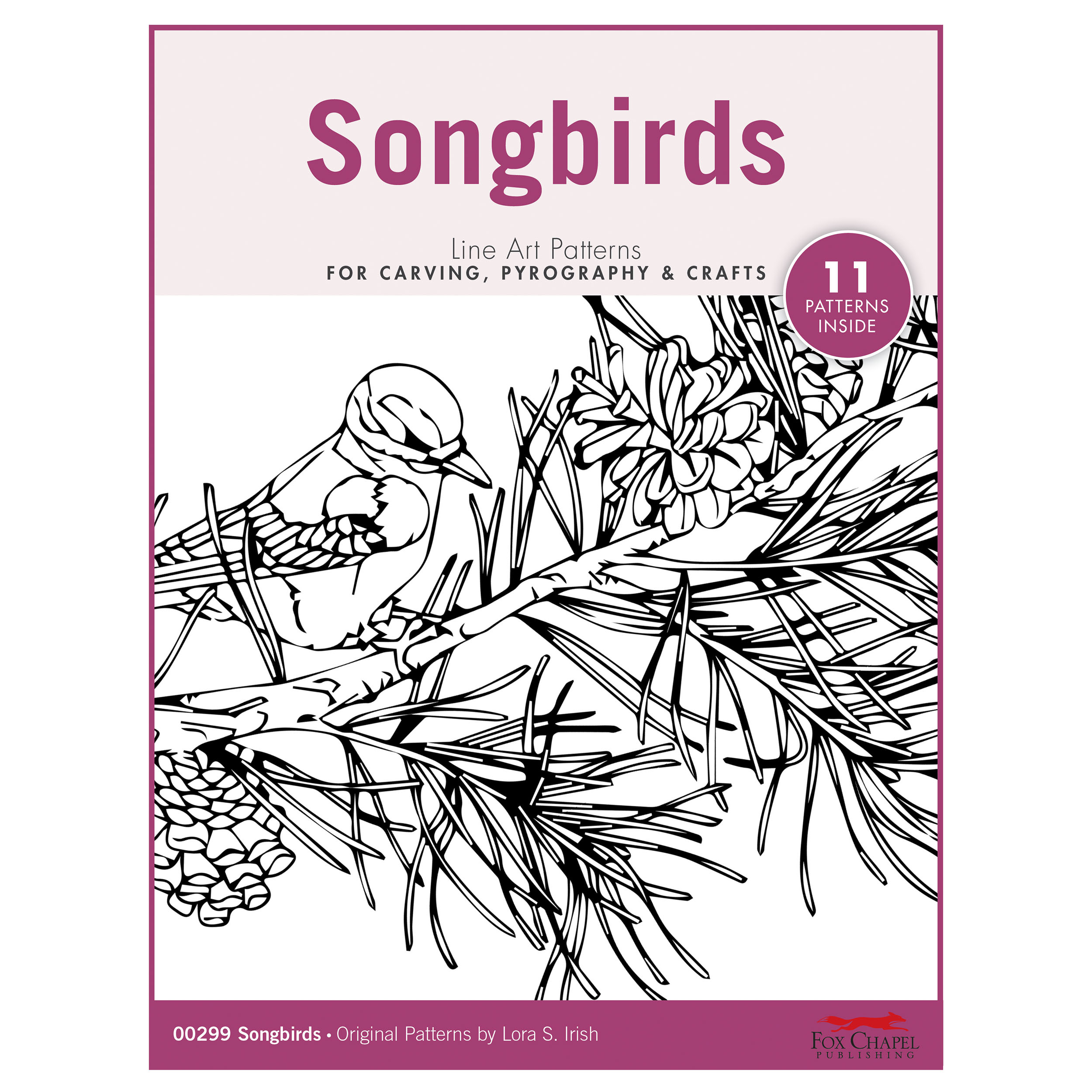 product: Fox Chapel Songbirds Pattern Package shown