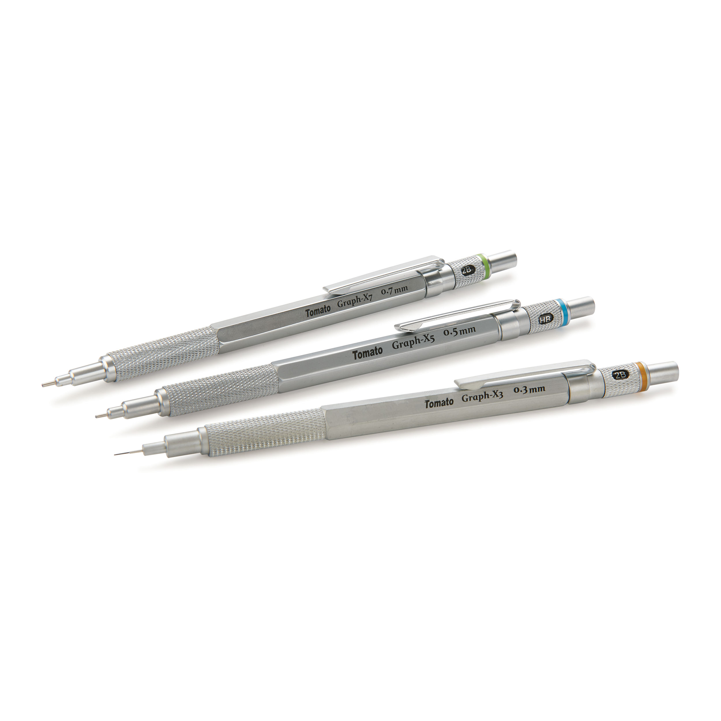 product: Tomato Graph-X Boxed Mechanical Pencil Set - 3 Piece shown