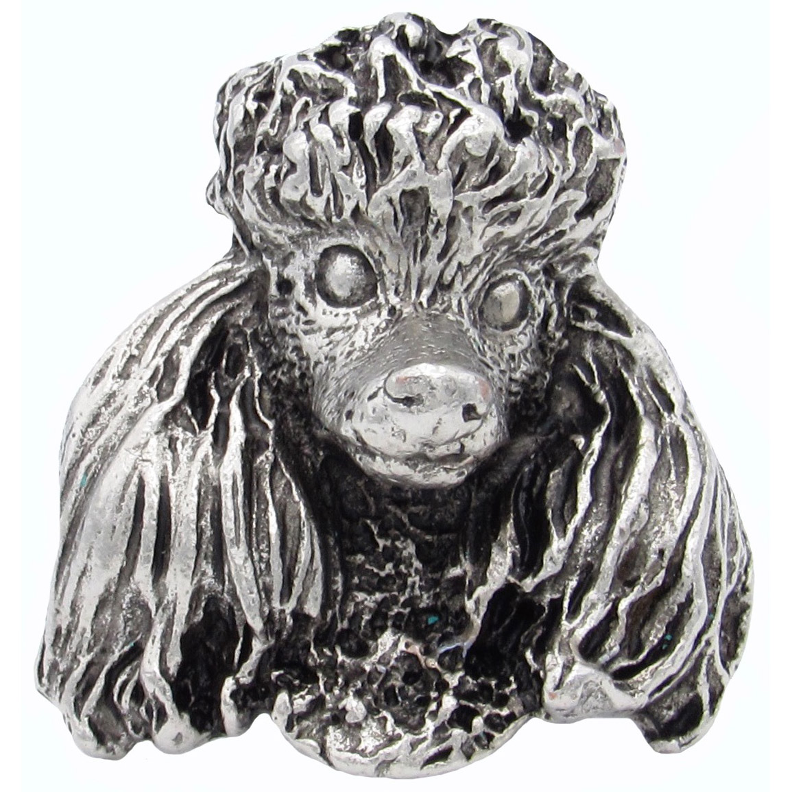 product: Buck Snort Lodge Poodle Knob Pewter Oxide shown