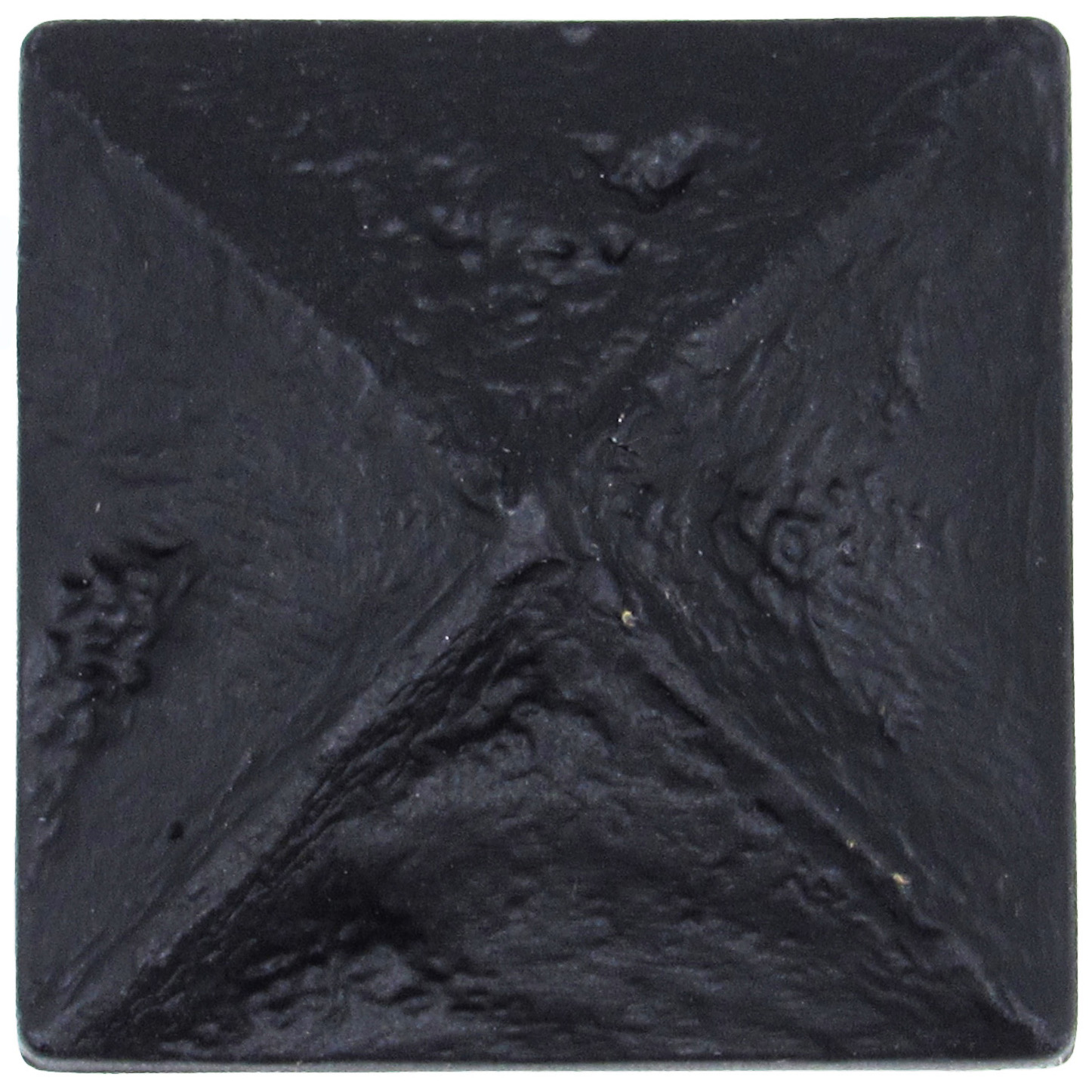 product: Buck Snort Lodge Rustic Pyramid Knob Matte Black shown
