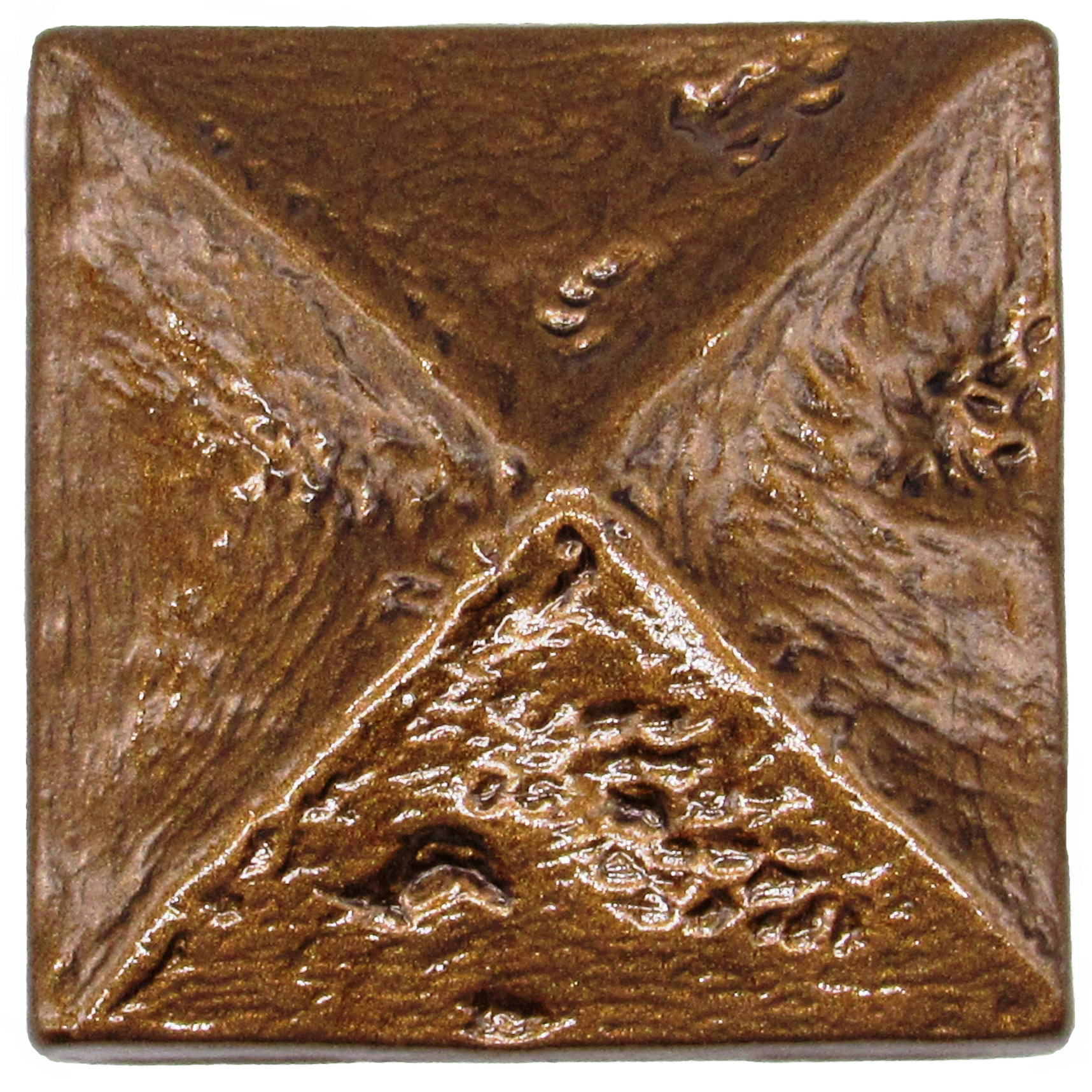 product: Buck Snort Lodge Rustic Pyramid Knob Lux Bronze shown