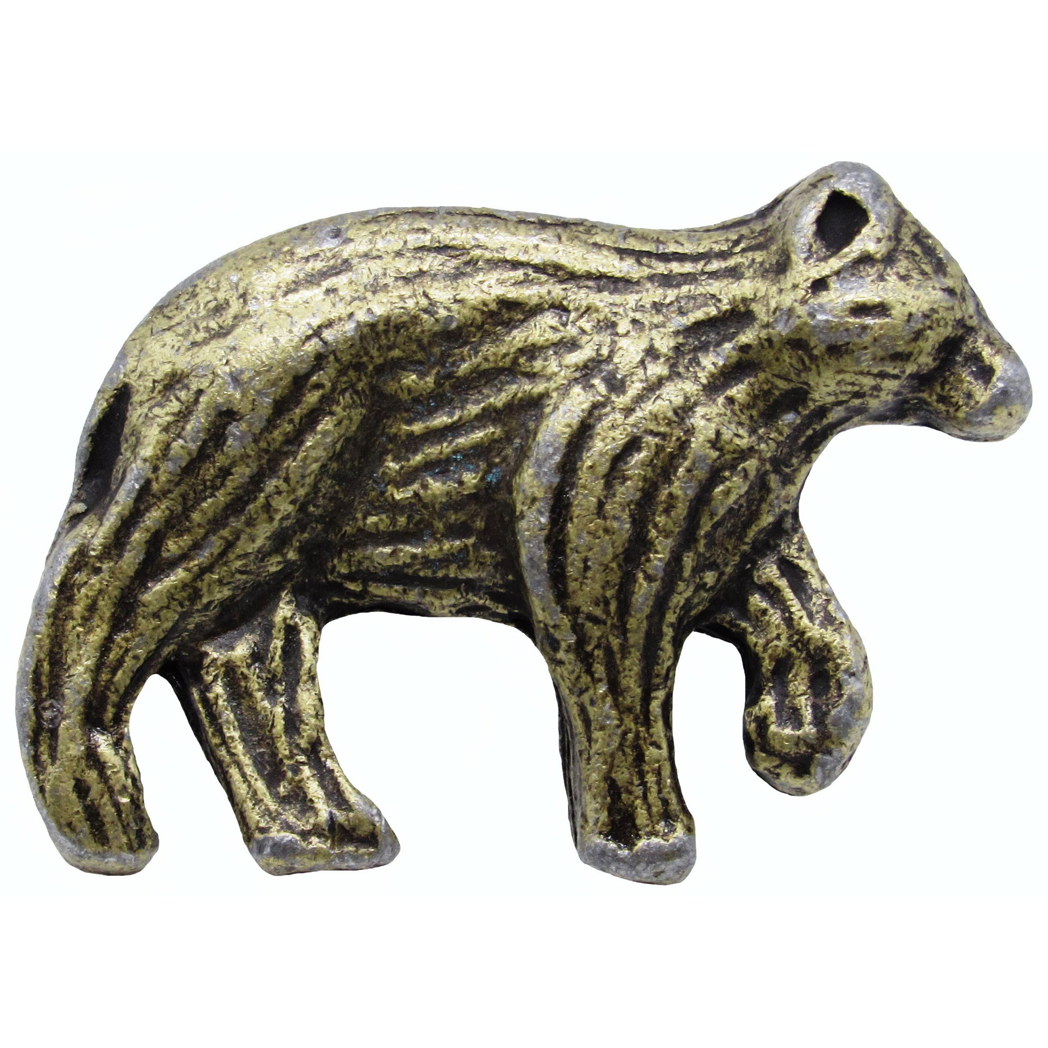 product: Buck Snort Lodge Bear Right Facing Knob Brass Oxide shown