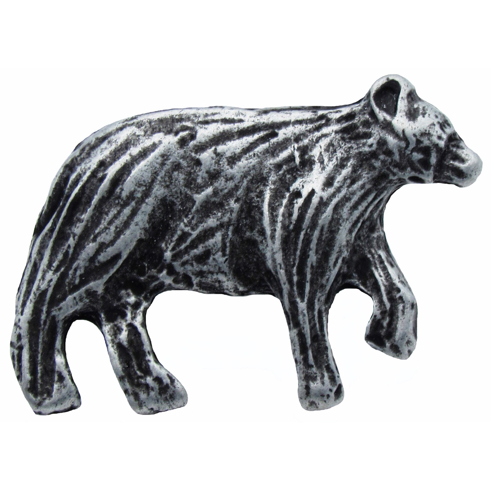 product: Buck Snort Lodge Bear Right Facing Knob Pewter Oxide shown