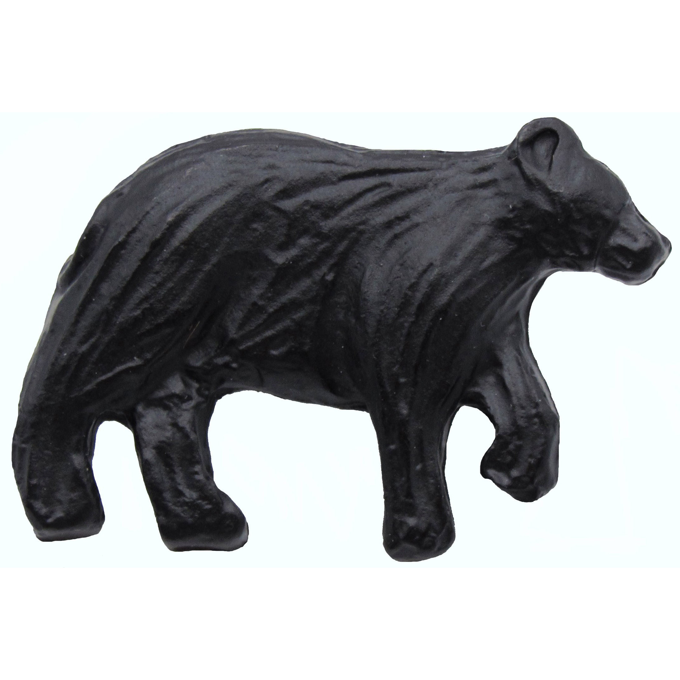 product: Buck Snort Lodge Bear Right Facing Knob Matte Black shown