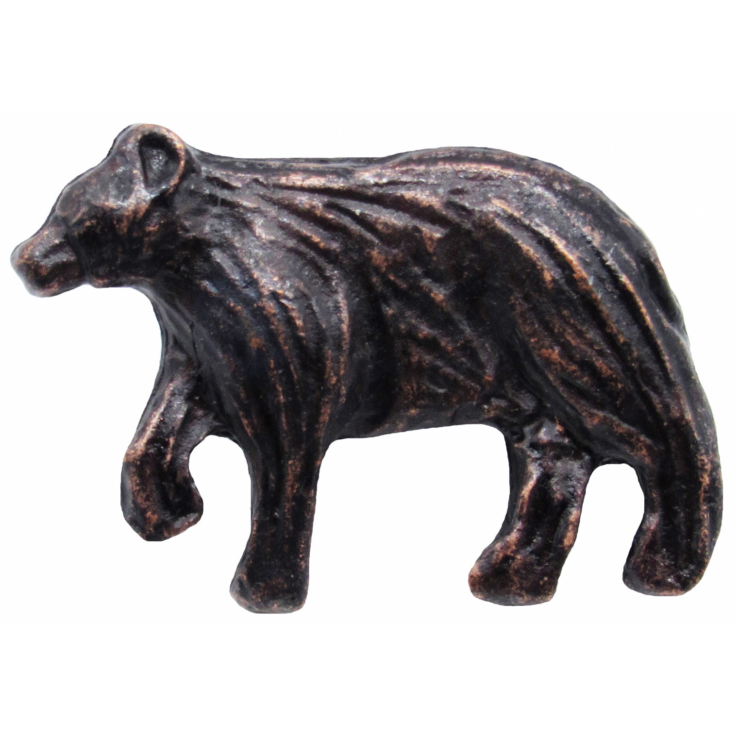 product: Buck Snort Lodge Bear Left Facing Knob Oil Rubbed Bronze shown