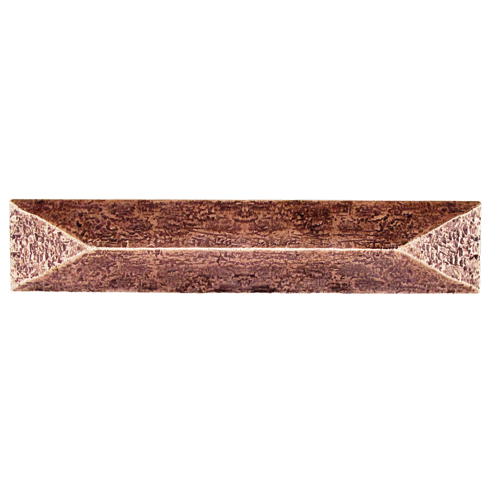 product: Buck Snort Lodge Rustic Pyramid Pull 3-3/4