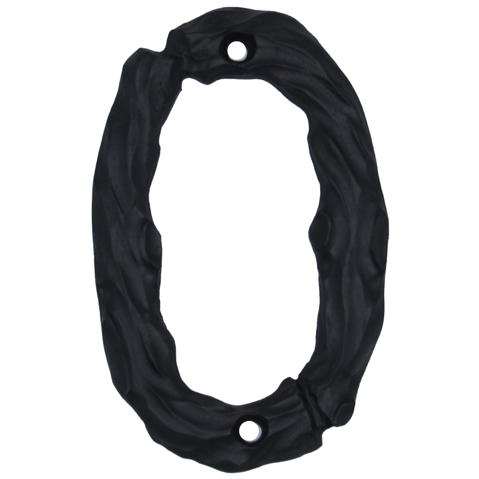 product: Buck Snort Lodge Log House Number Zero Matte Black shown