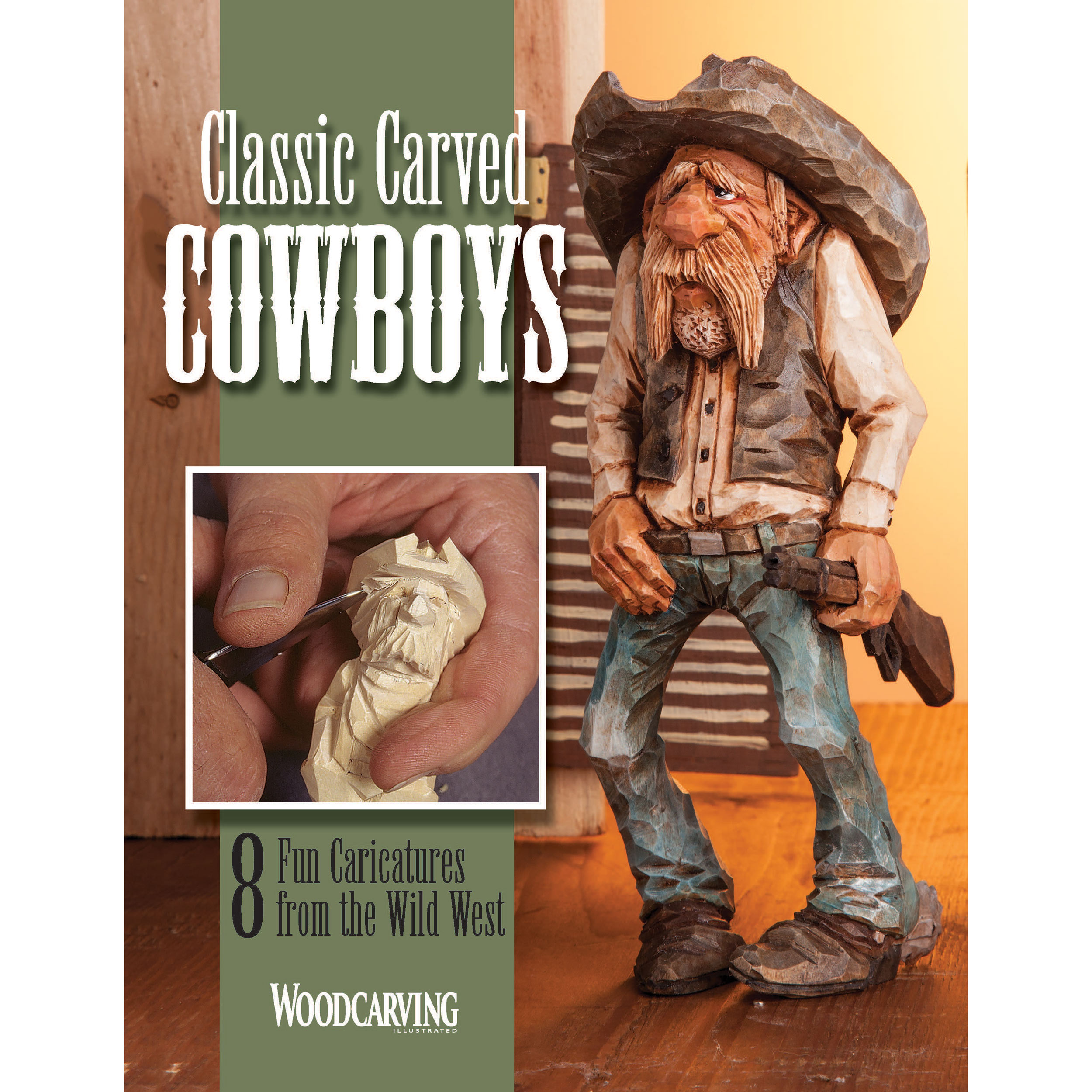product: Fox Chapel Classic Carved Cowboys shown