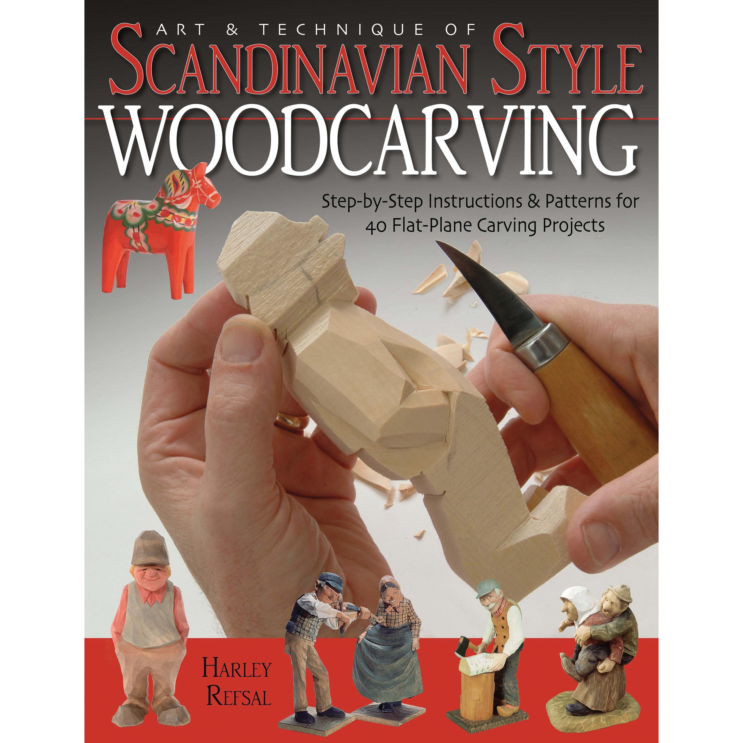 product: Fox Chapel Art & Technique of Scandinavian-Style Woodcarving shown