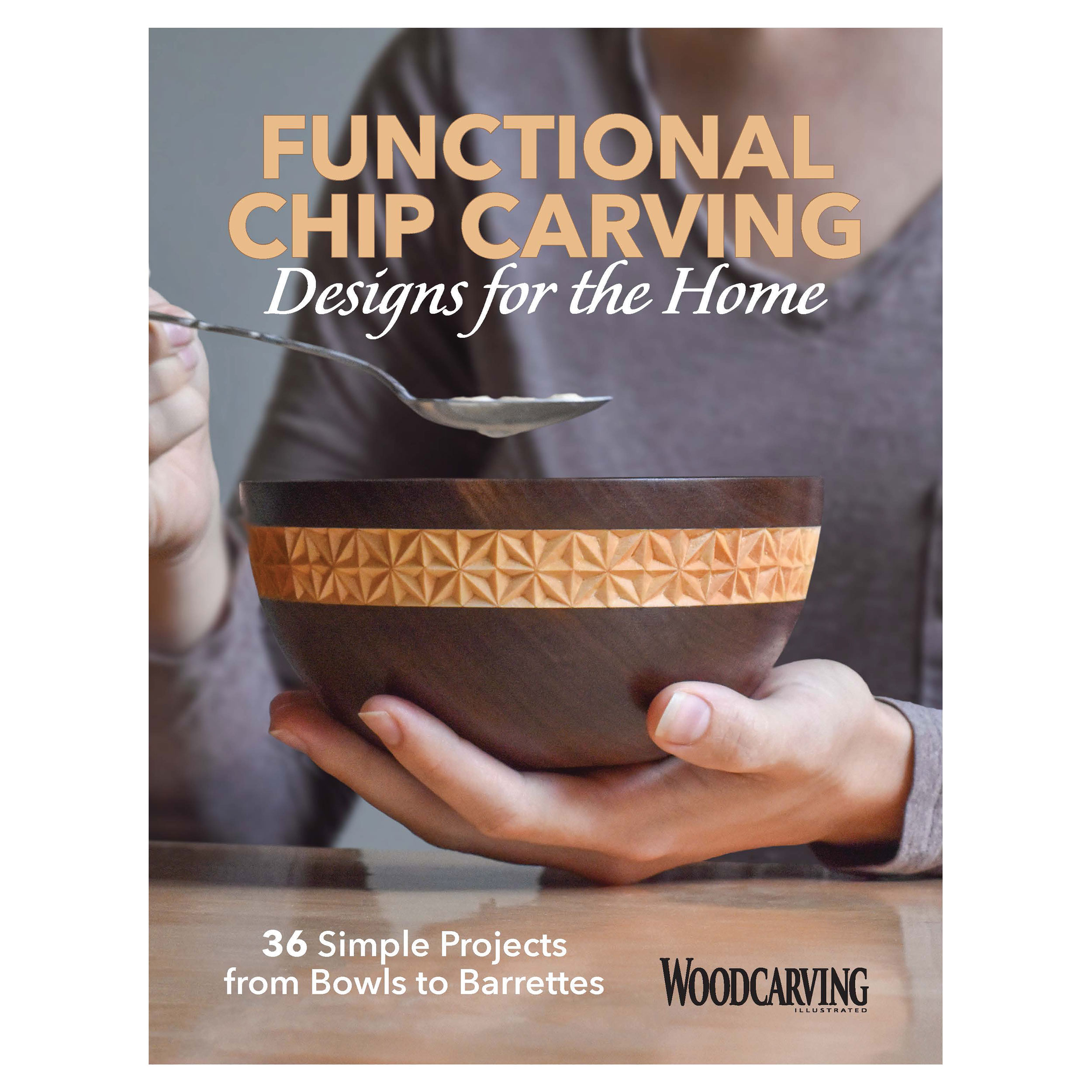 product: Fox Chapel Functional Chip Carving Designs for the Home shown