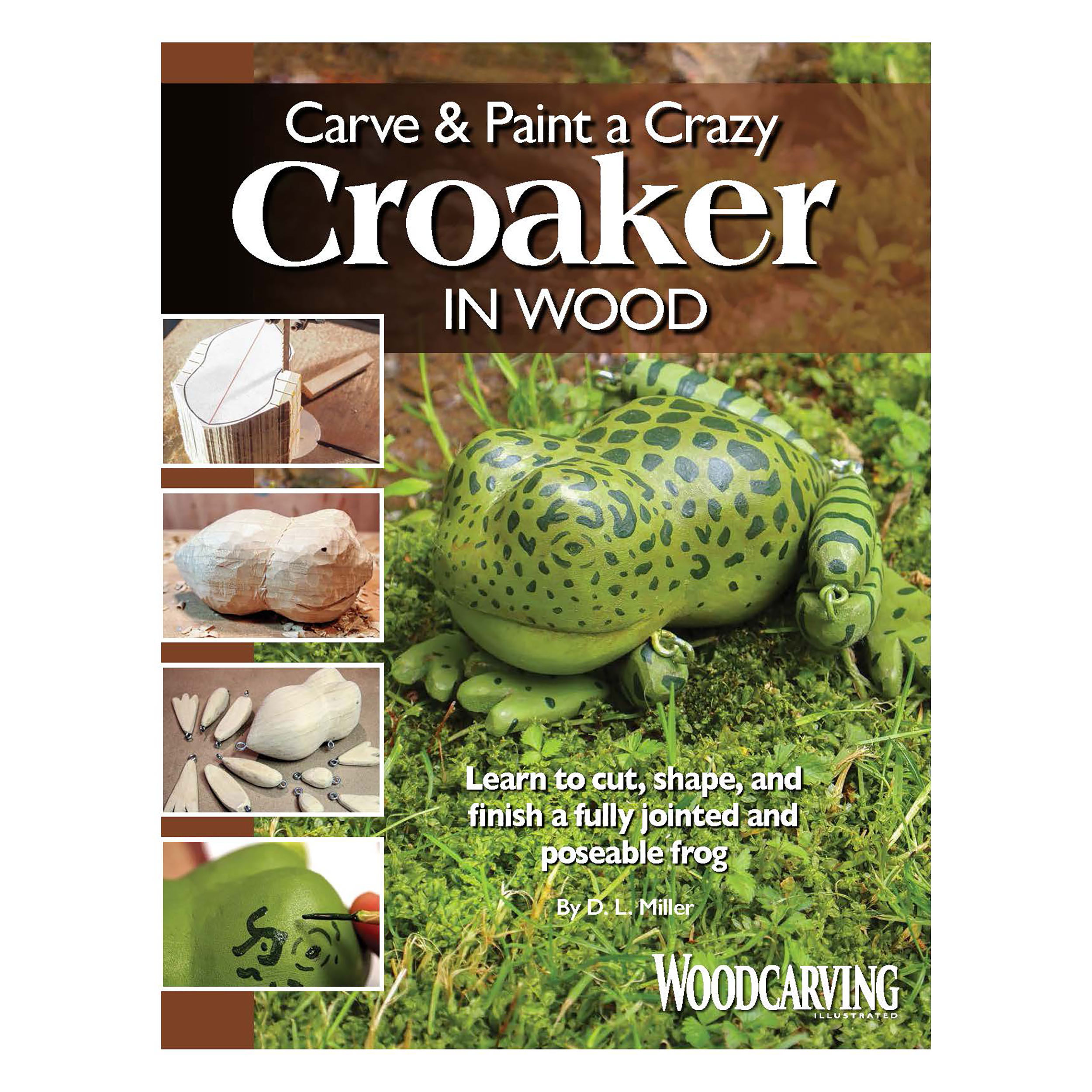product: Fox Chapel Carve & Paint a Crazy Croaker in Wood shown