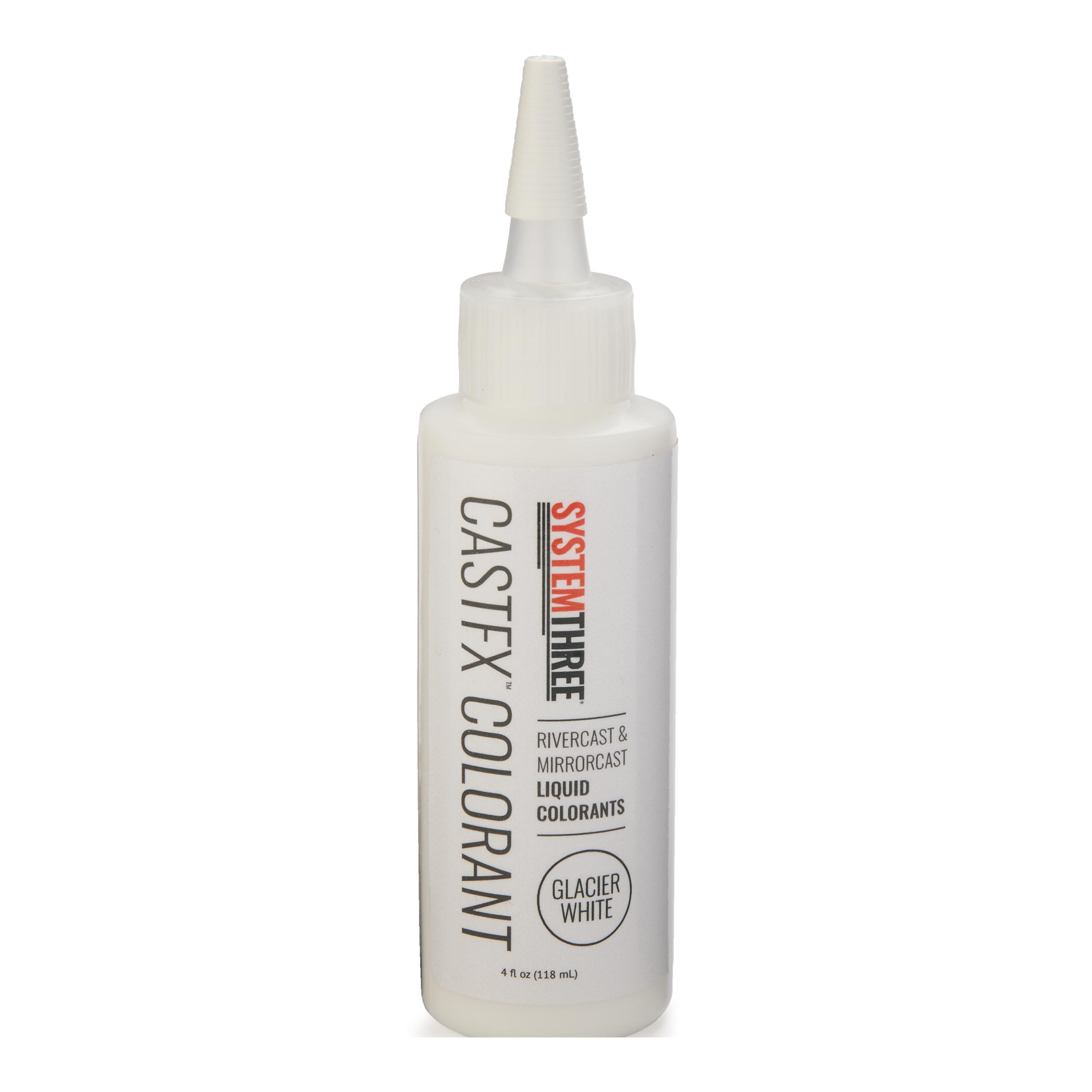 product: System Three CastFX Liquid Colorant - Glacier White - 4 oz shown