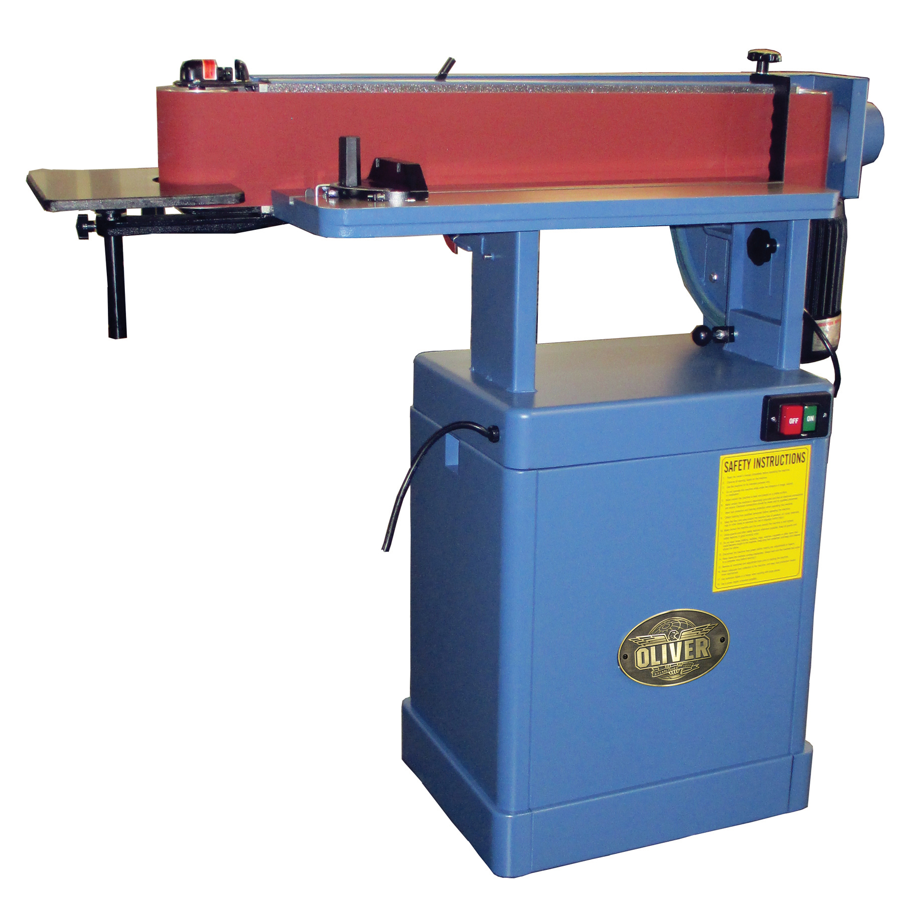 product: Oliver Machinery Horizontal/Vertical Belt Sander shown