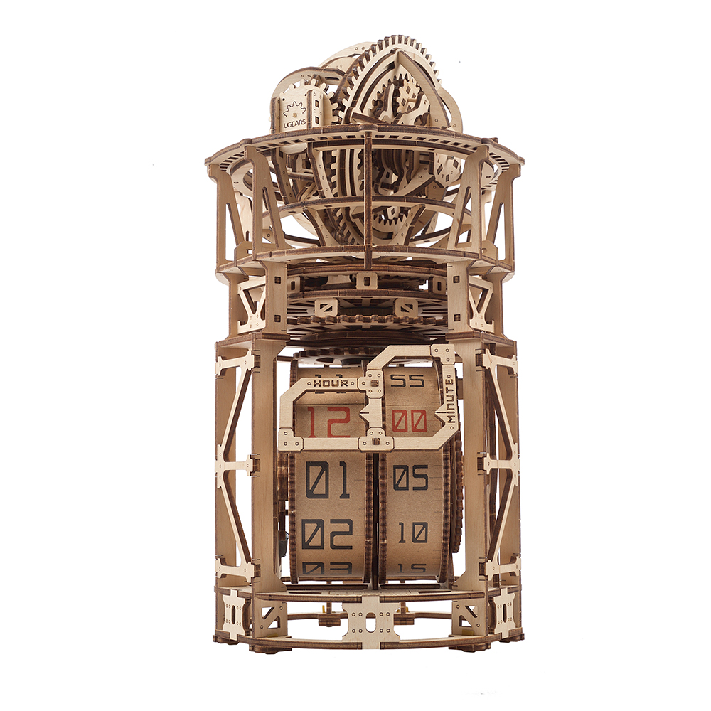 product: UGears Sky Watcher Tourbillon Table Clock Wooden Craft Kit shown