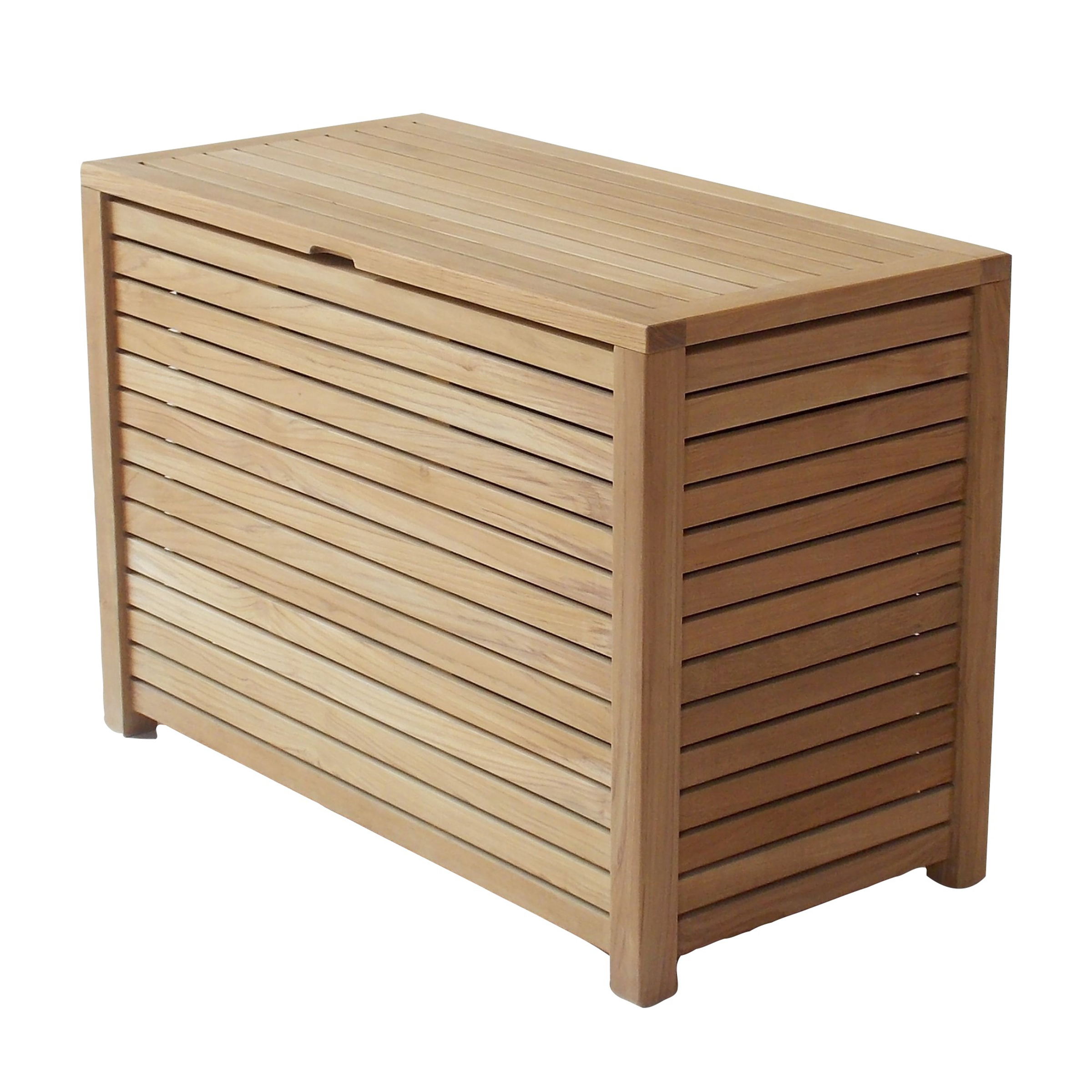 product: ARB Teak & Specialities Laundry Towel Box Hamper - 3 Sacks shown