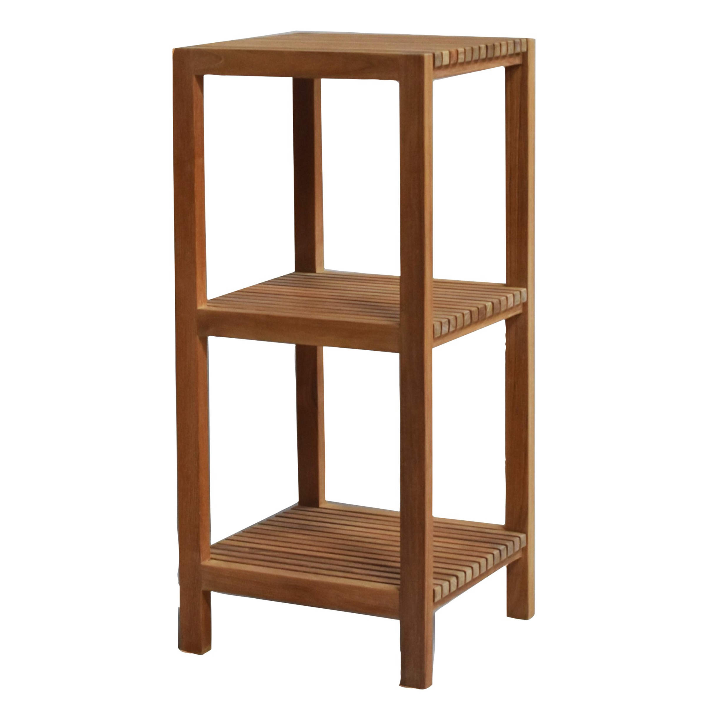 product: ARB Teak & Specialities Fiji Square Shelf with 3 Tiers 36