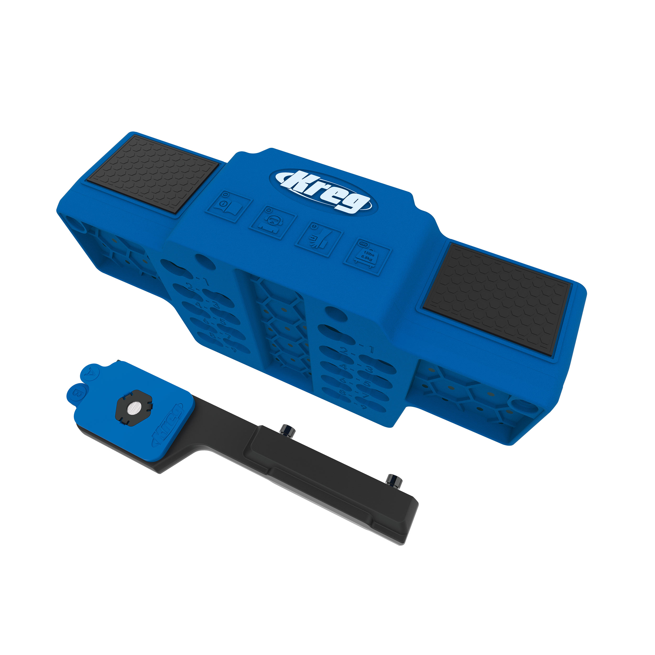 product: Kreg Cabinet Door Mounting Jig shown