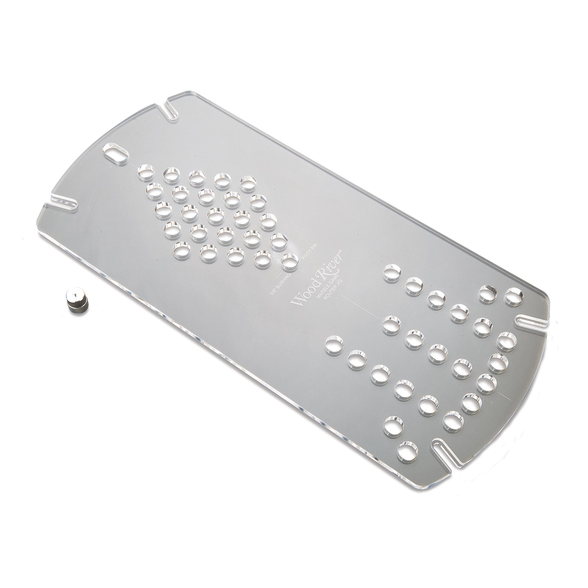 product: WoodRiver Marble Game Router Jig shown