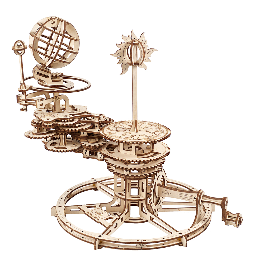 product: UGears Mechanical Tellurion Wooden Craft Kit shown