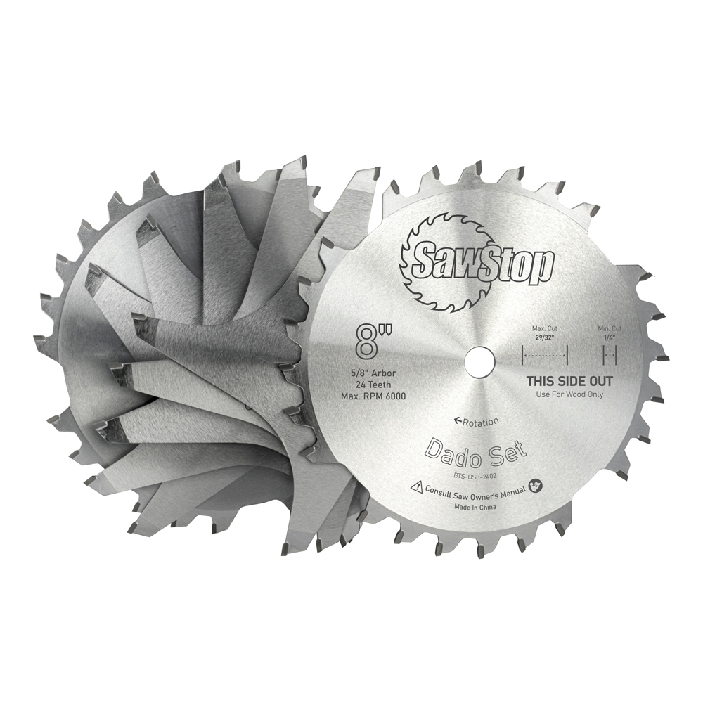 product: Sawstop Premium Dado Set - 8