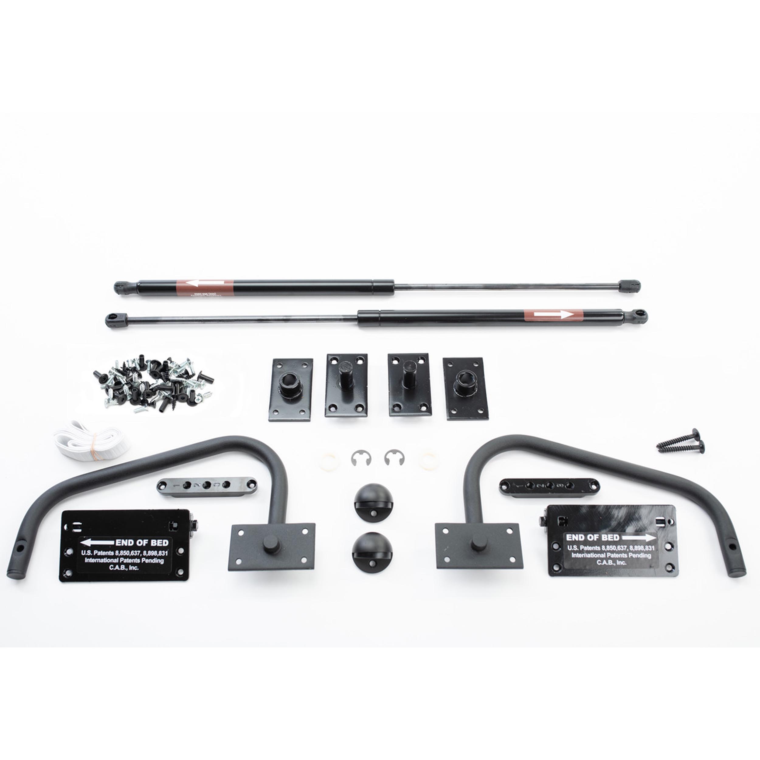 product: Create-A-Bed Adjustable Murphy Bed Hardware Kit - Horizontal - Twin Size shown