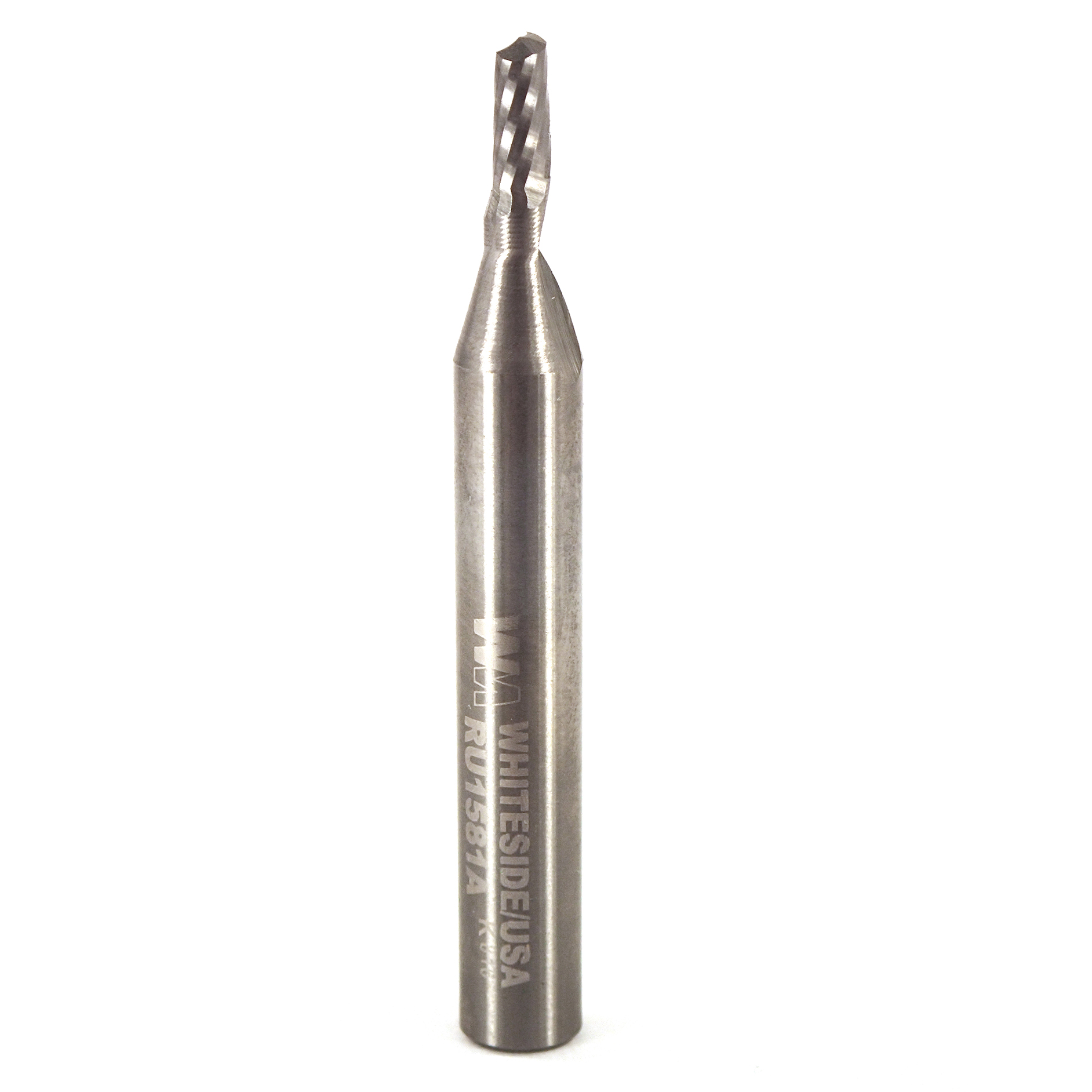 product: Whiteside Single O-Flute Spiral Up Flute 1/4