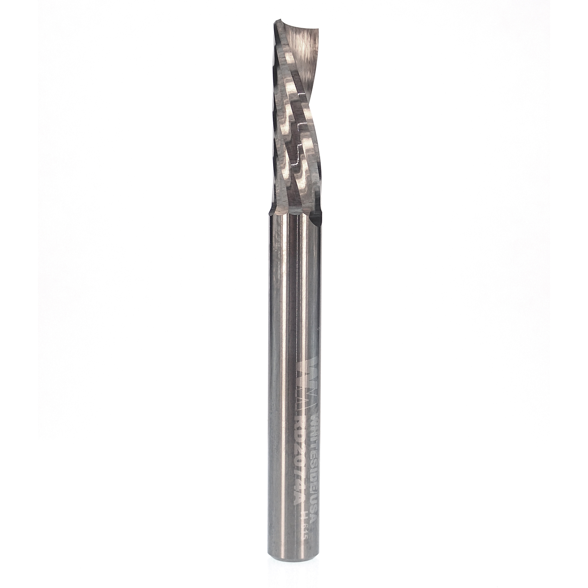 product: Whiteside Single O-Flute Spiral Down 1/4