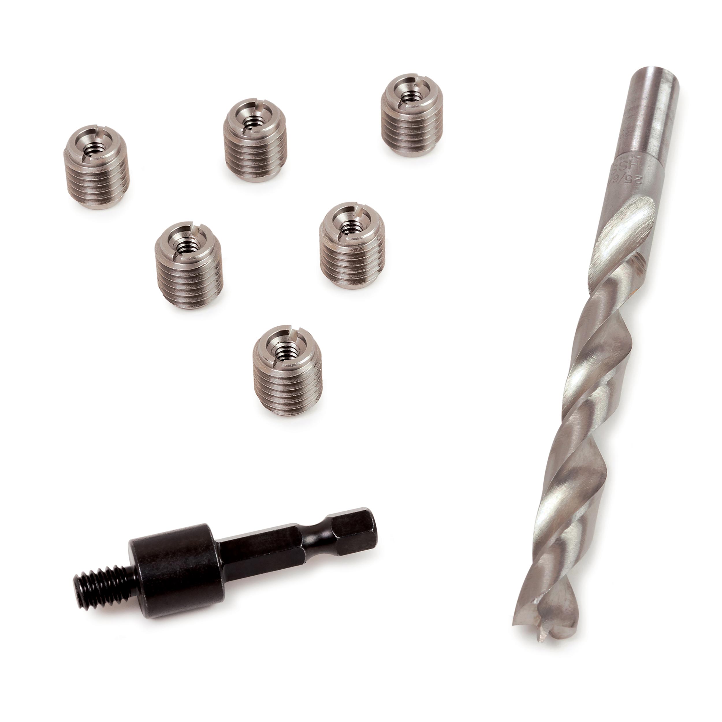 product: E-Z LOK E-Z Knife 1/4-20 Threaded Insert Kit - Stainless Steel shown