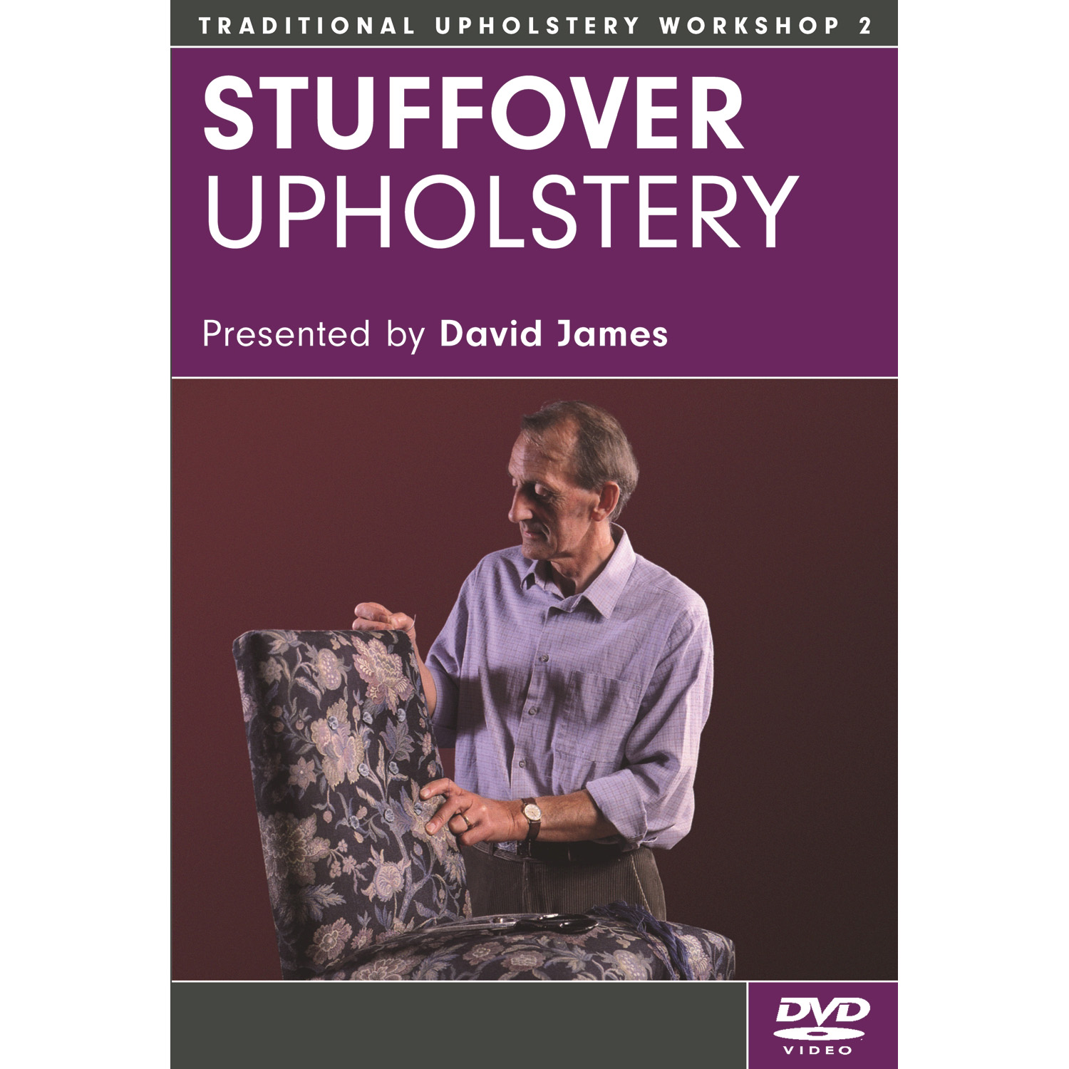 product: Fox Chapel Stuffover Upholstry DVD shown