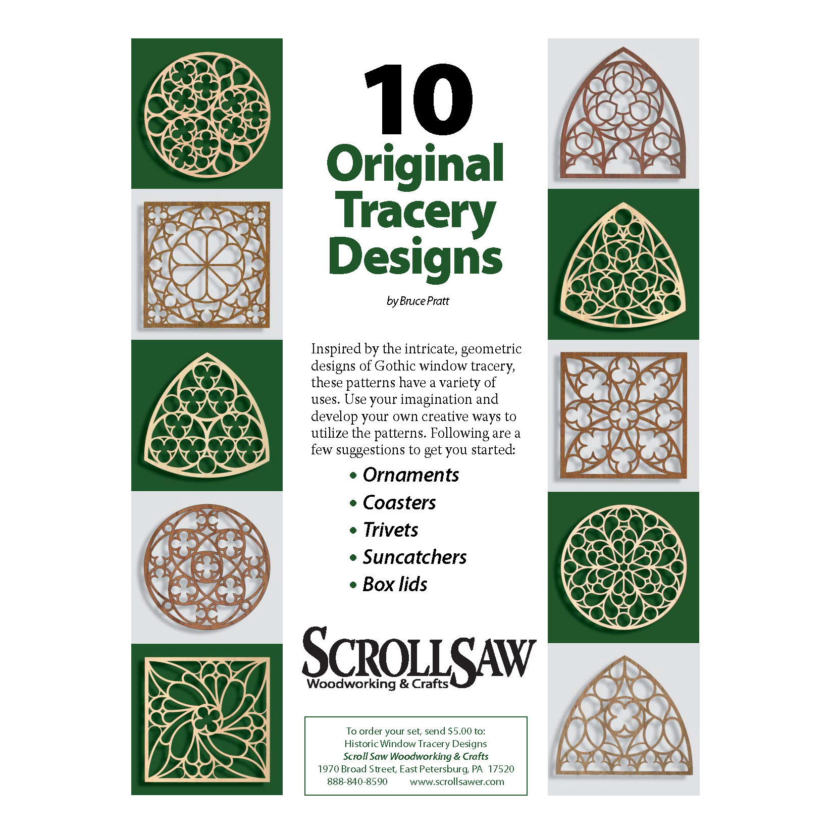 product: Fox Chapel 10 Original Tracery Designs Pattern Pack shown