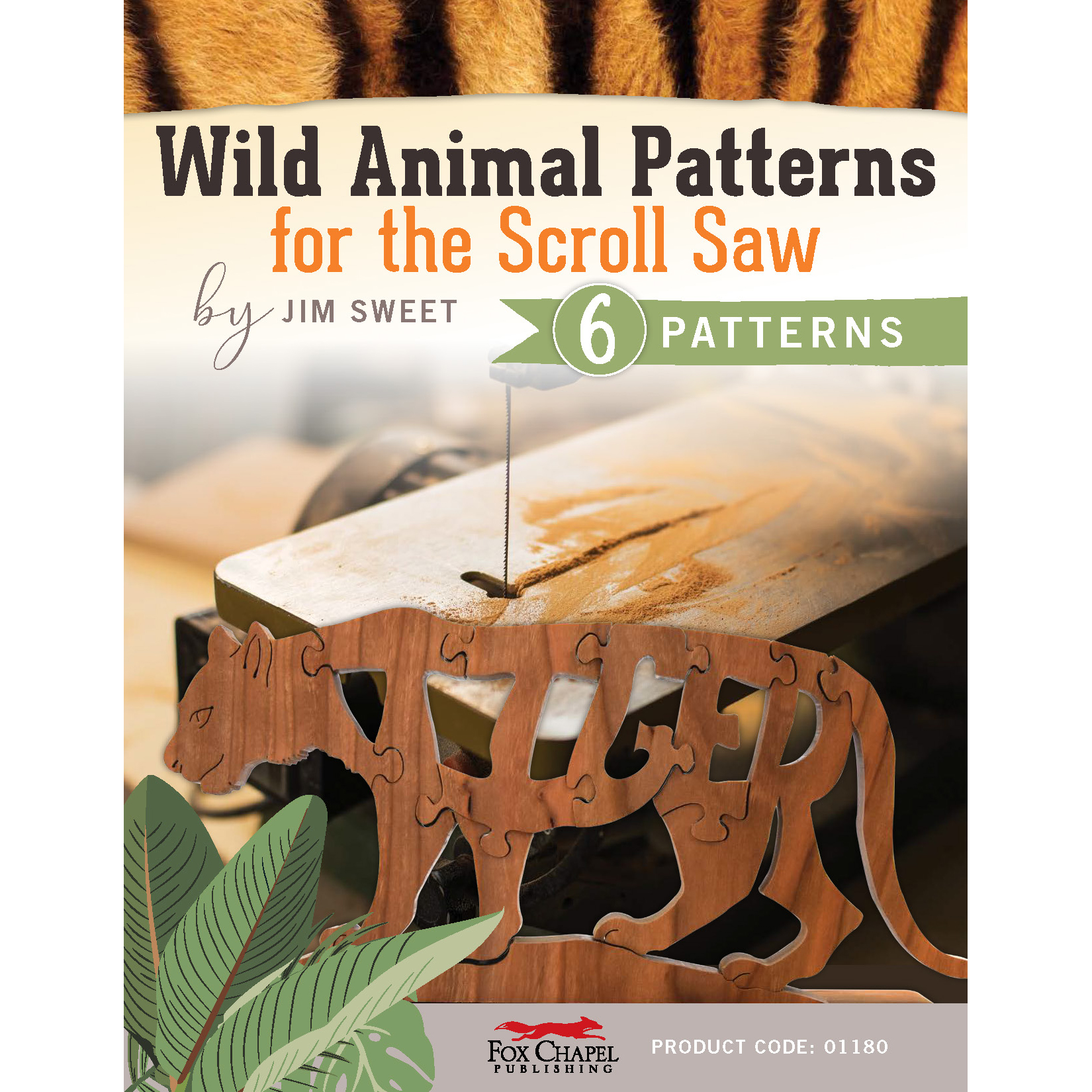 product: Fox Chapel Wild Animal Patterns for Scroll Saw shown