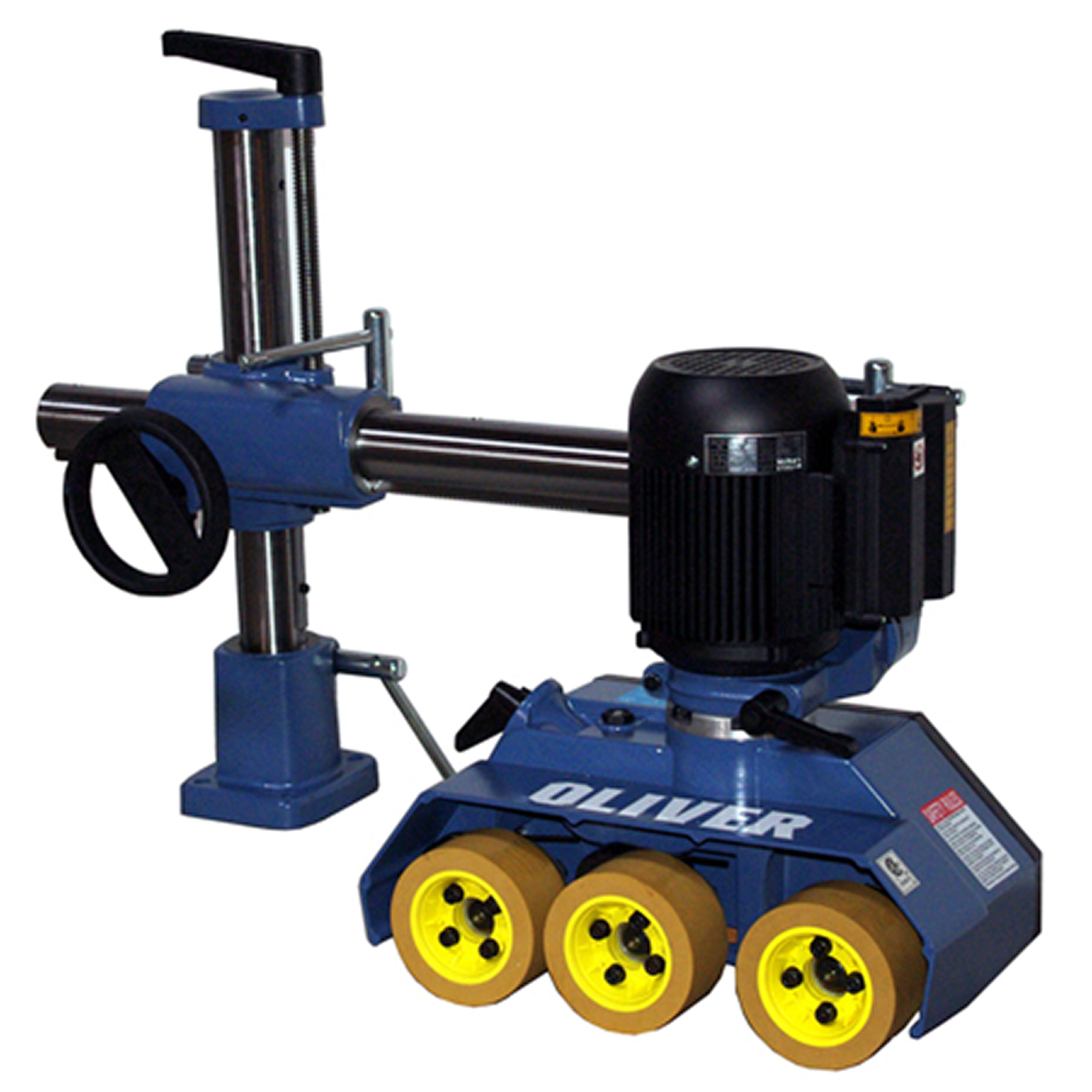 product: Oliver Machinery Uni-Buddy 3 - 1HP 1Ph - 3-wheel 8-speed Powerfeeder shown