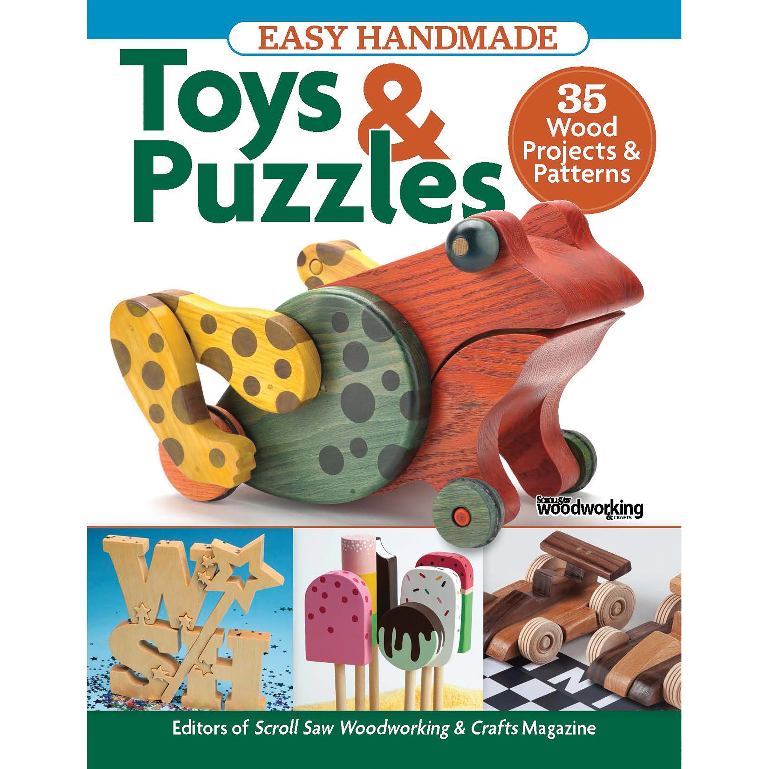 product: Fox Chapel Easy Handmade Toys & Puzzles - 35 Projects & Patterns shown