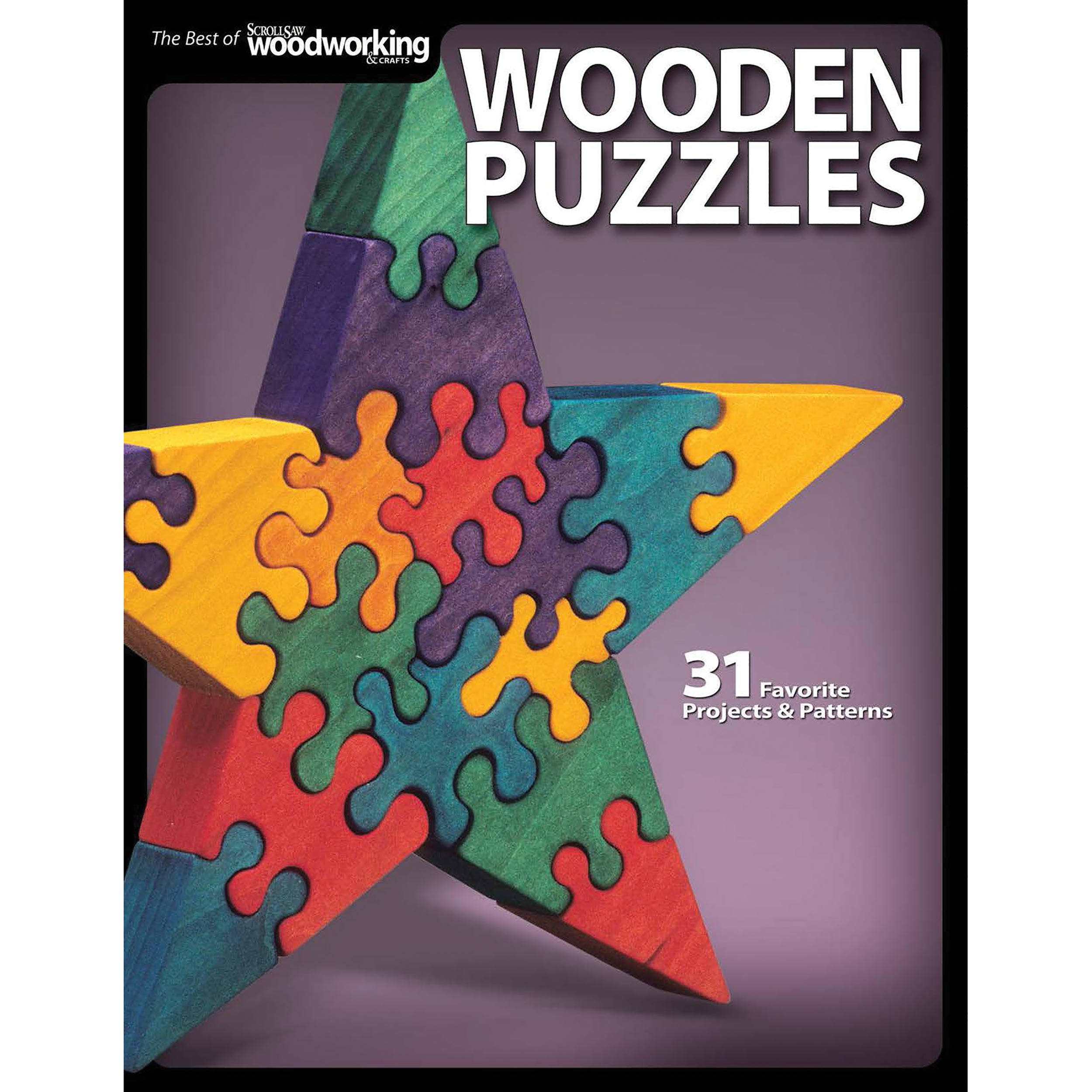 product: Fox Chapel Wooden Puzzles - 31 Favorite Projects and Patterns shown