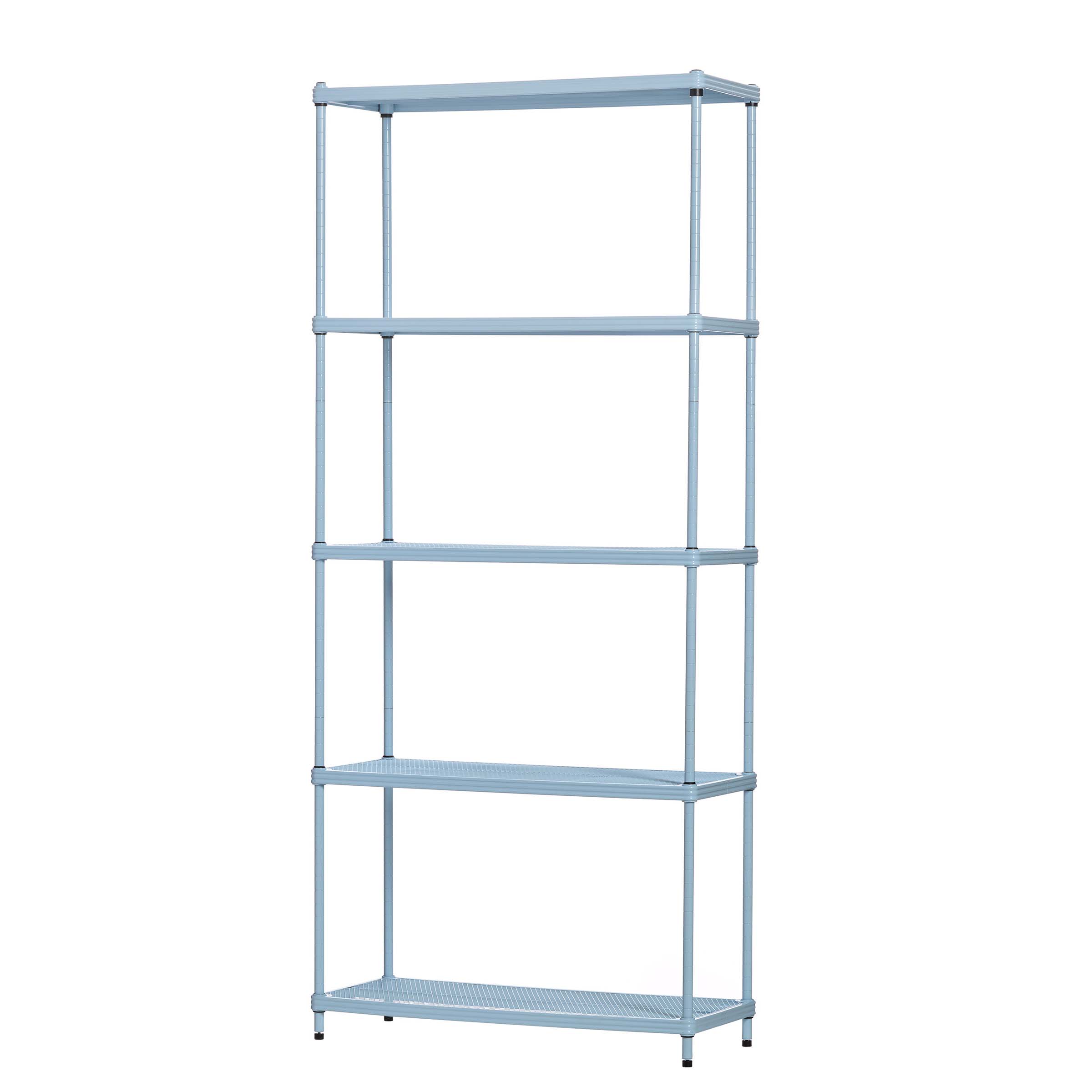 product: Design Ideas MeshWorks Bookshelf Sky Blue shown