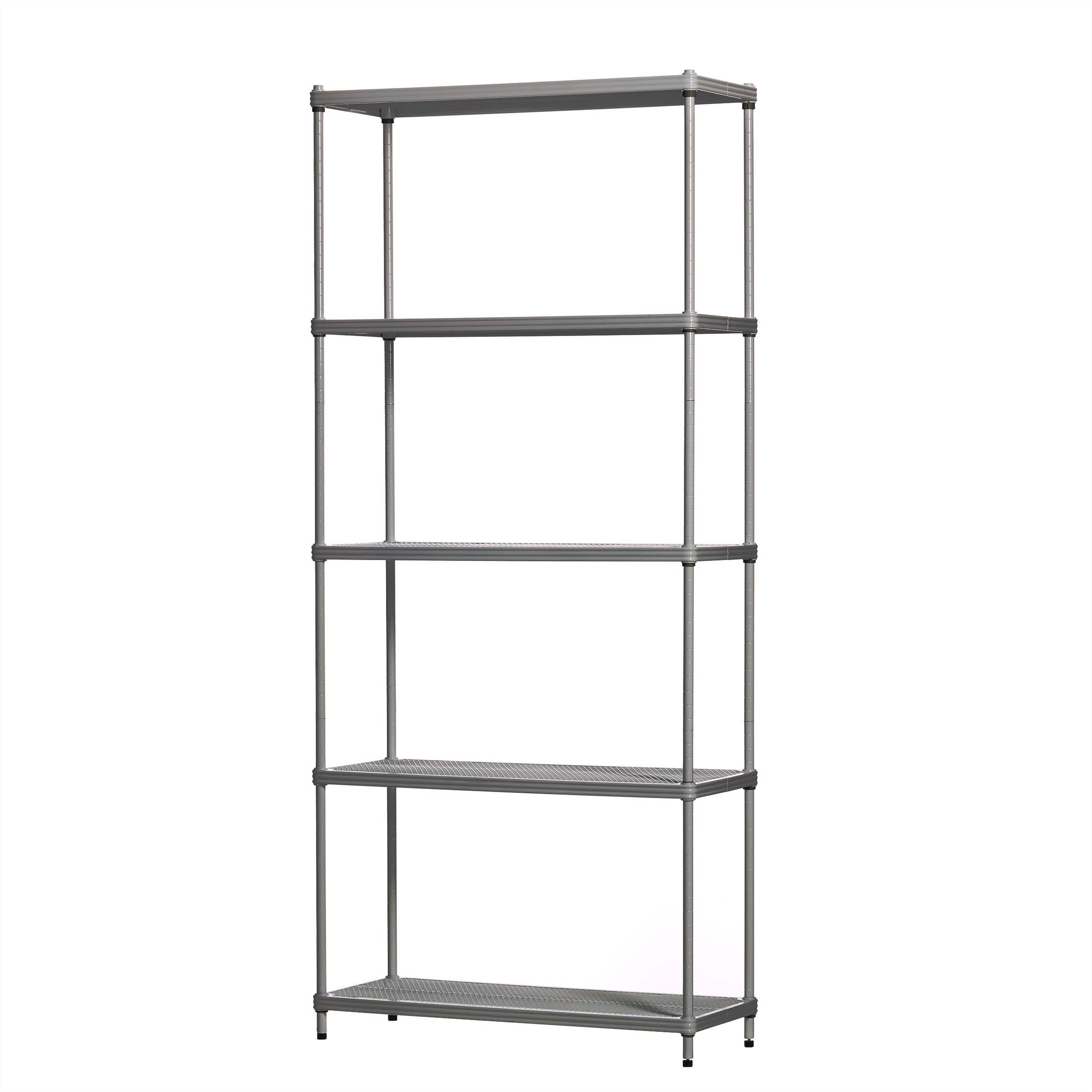 product: Design Ideas MeshWorks Bookshelf Silver shown